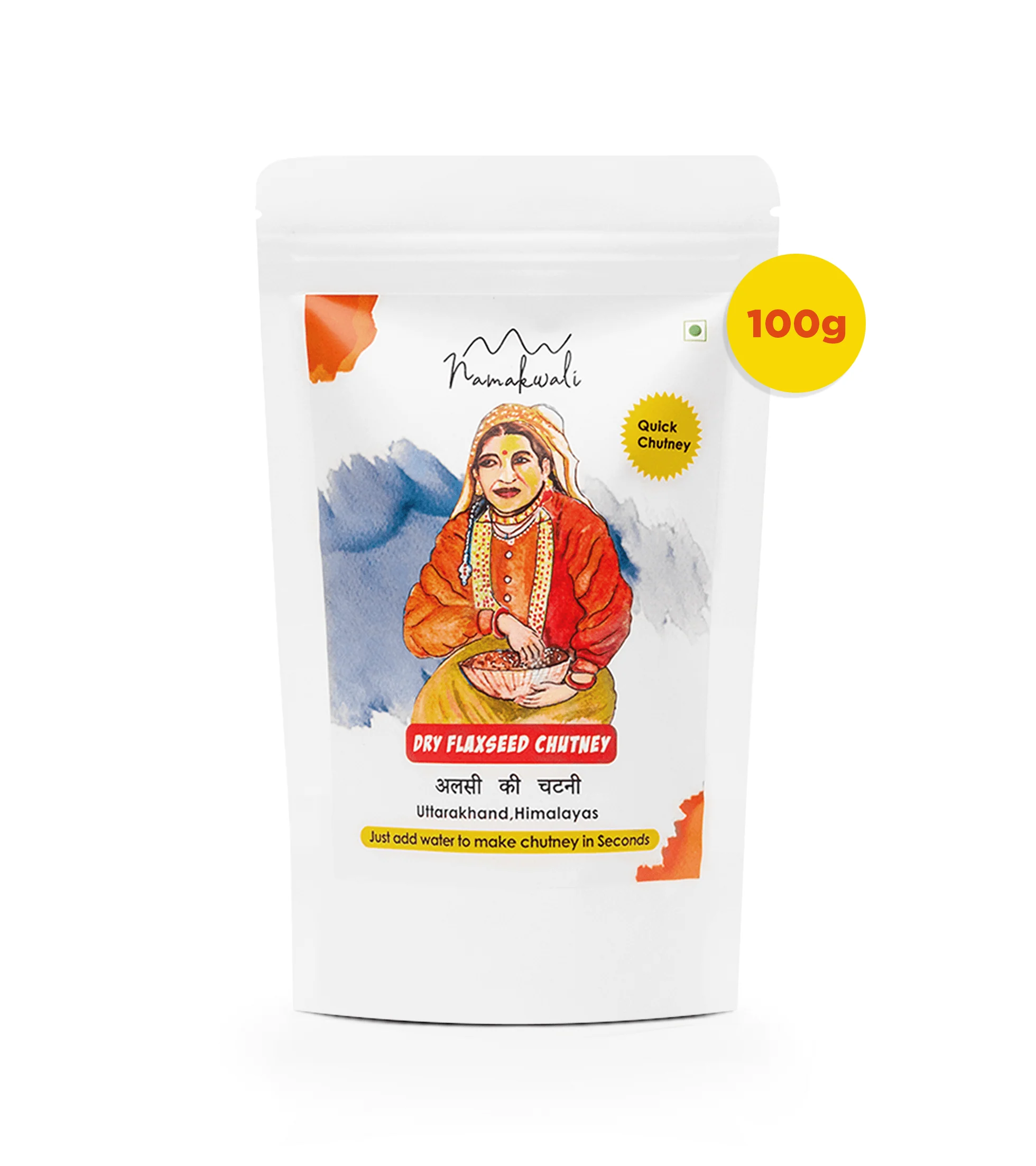 Dry Flaxseed Chutney Powder, 100G - Image 4