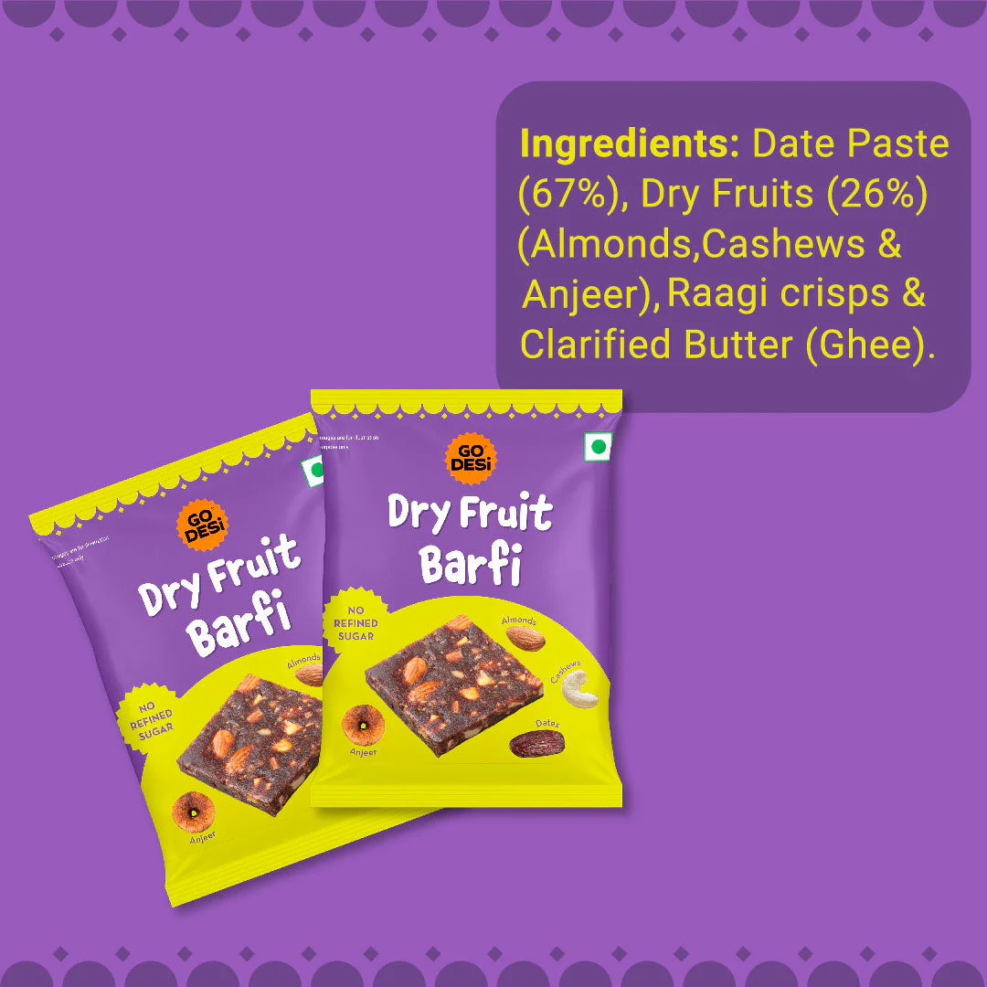 Dry Fruit Barfi Carton - 90 Boxes / Carton - Image 7