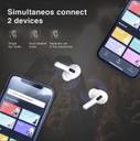 Dsynk Gear TWS AIRPOD black Earbud Bluetooth Bluetooth (White, True Wireless) - Image 3