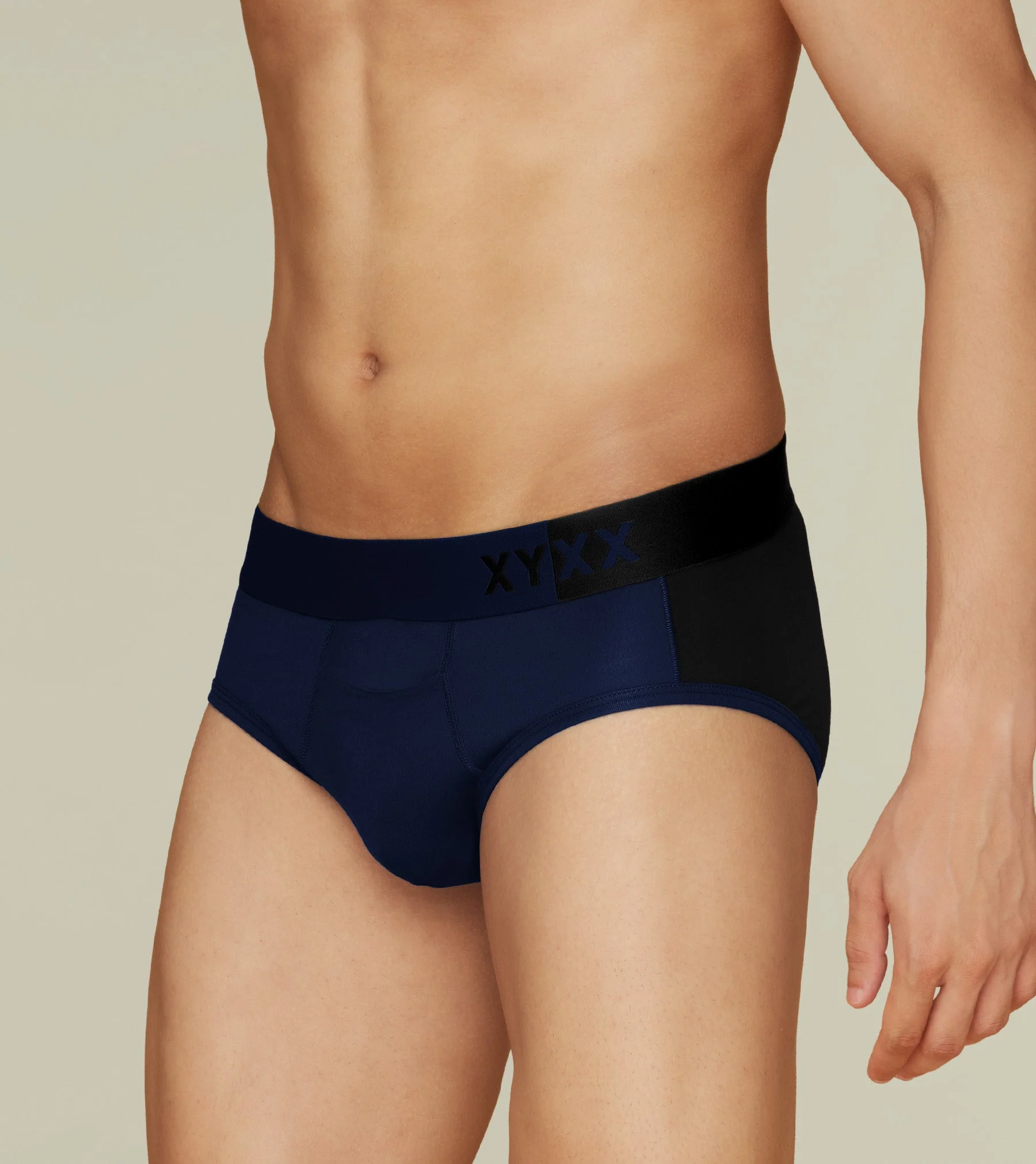 Dualist Modal Briefs Pack of 2 (Grey, Dark Blue) - Image 4