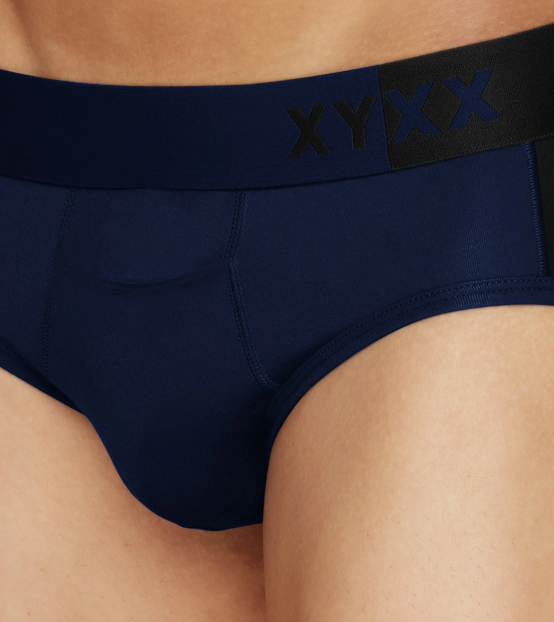 Dualist Modal Briefs Pack of 2 (Grey, Dark Blue) - Image 6