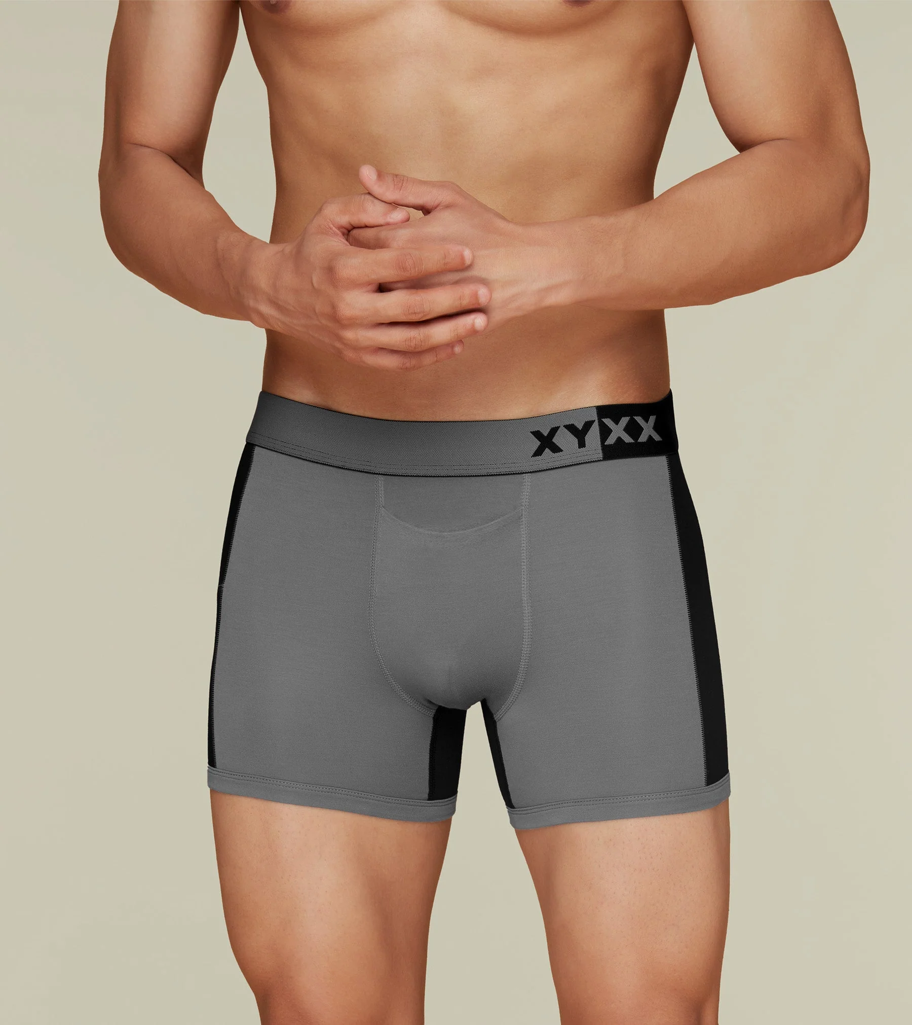 Dualist Modal Trunks Pack of 2 (Grey, Aqua Blue) - Image 2