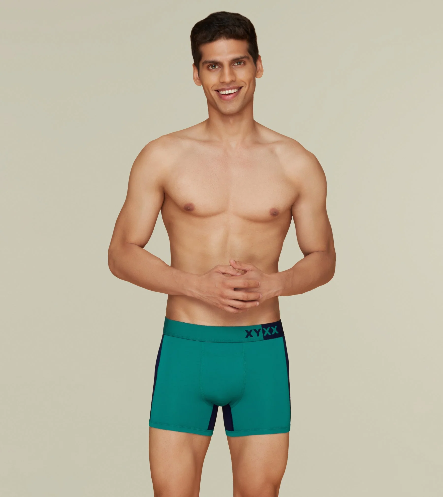 Dualist Modal Trunks Pack of 2 (Grey, Aqua Blue) - Image 5