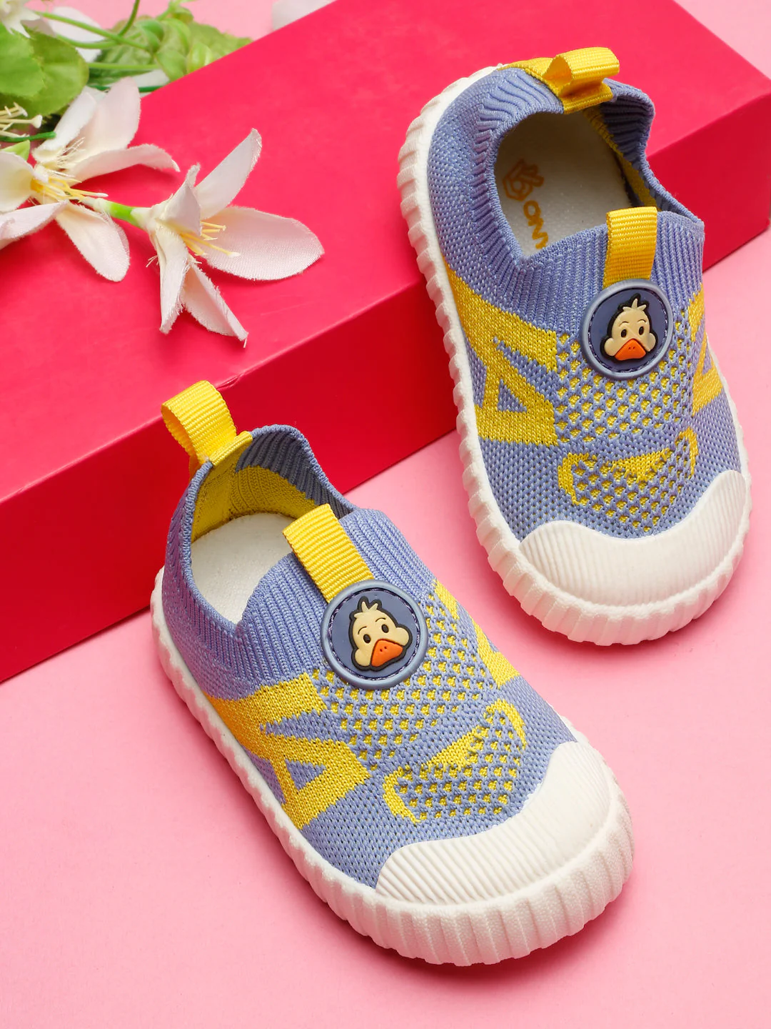 Ducky Toddlers' First Step Shoes - Sky Blue & Yellow (Unisex) - Image 103