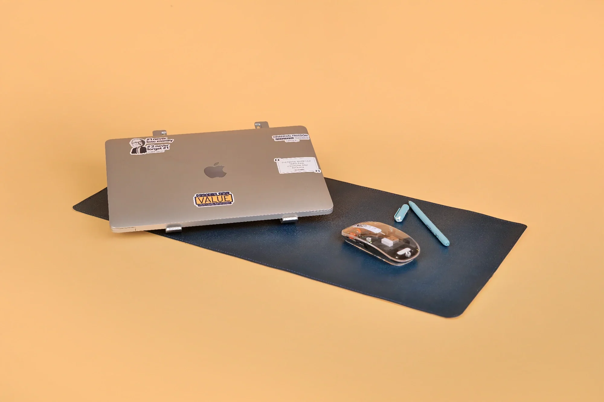DuoTone Reversible Laptop Desk Mat