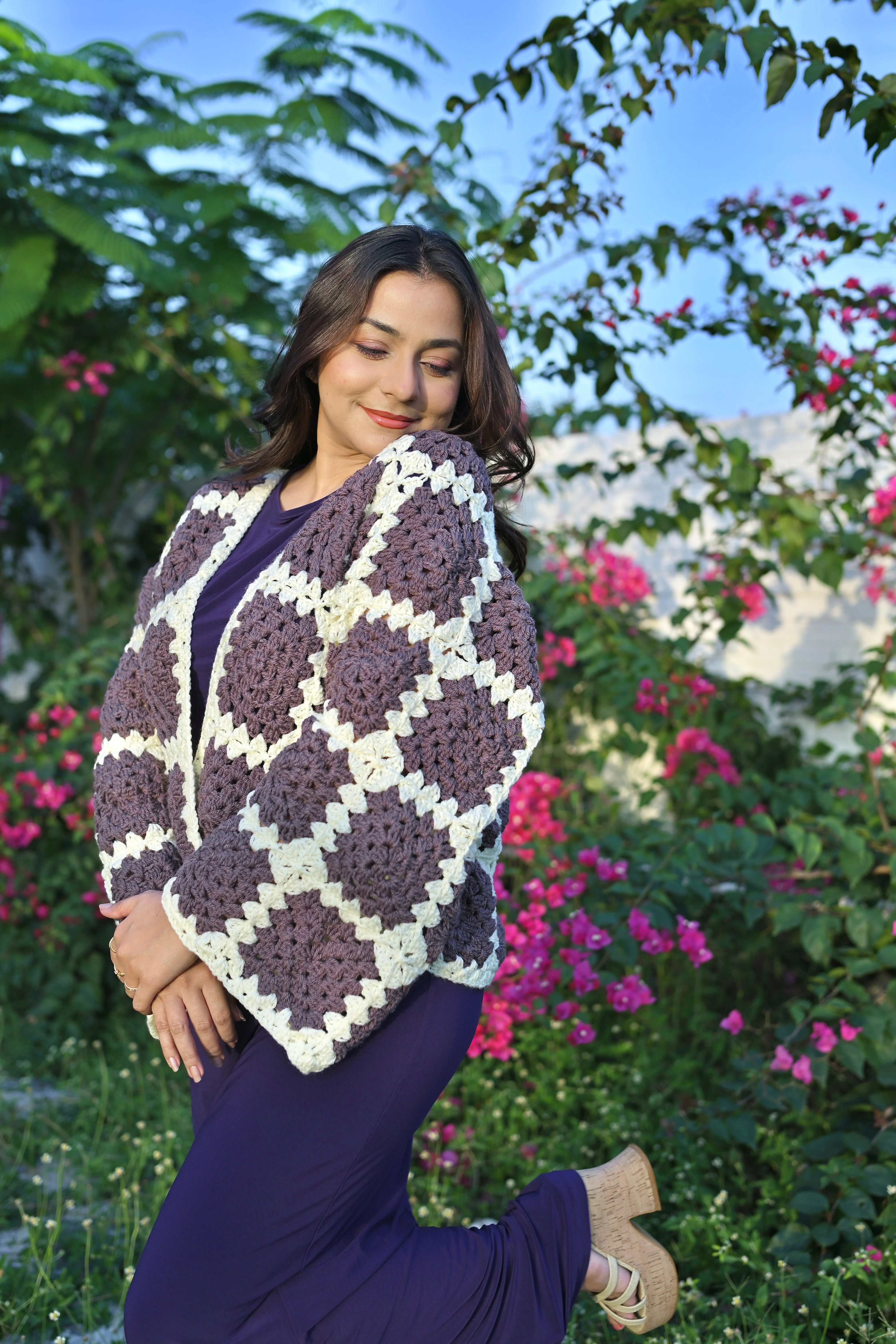 Dusky Purple Cardigan - Image 6
