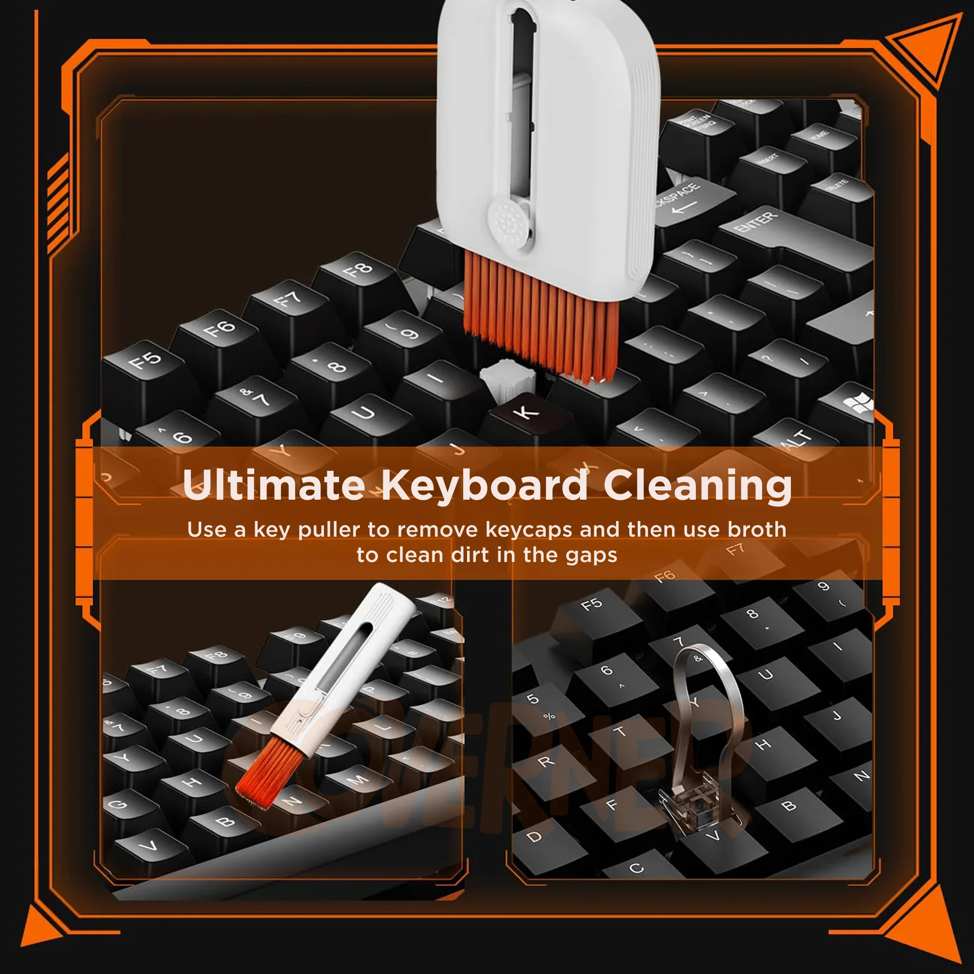 DustBuster Pro - 18-in-1 Tech Cleaning Kit - Mobile Stand - Gadget Holder - Coverner India - Image 7