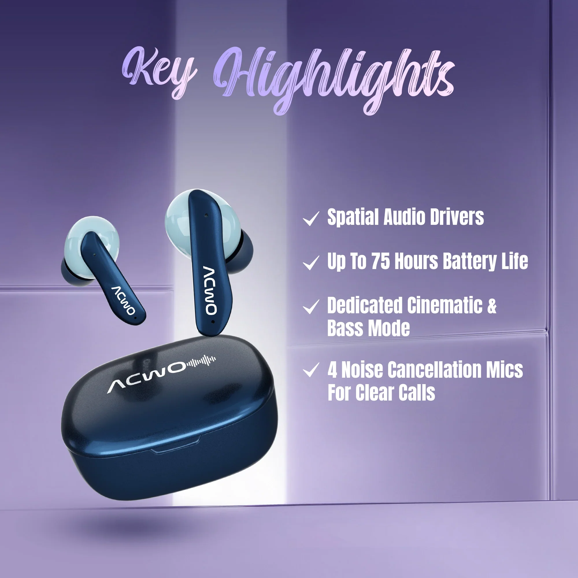 DwOTS 111  TWS Spatial Audio Earbuds - Image 5