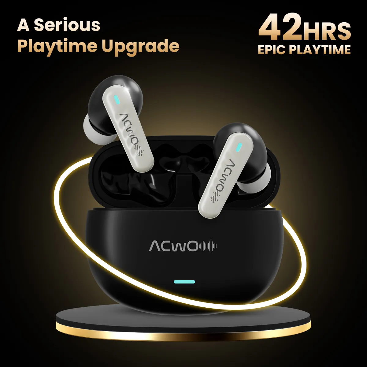 DwOTS 727 Bisque Beige Tws Earbuds - Image 39