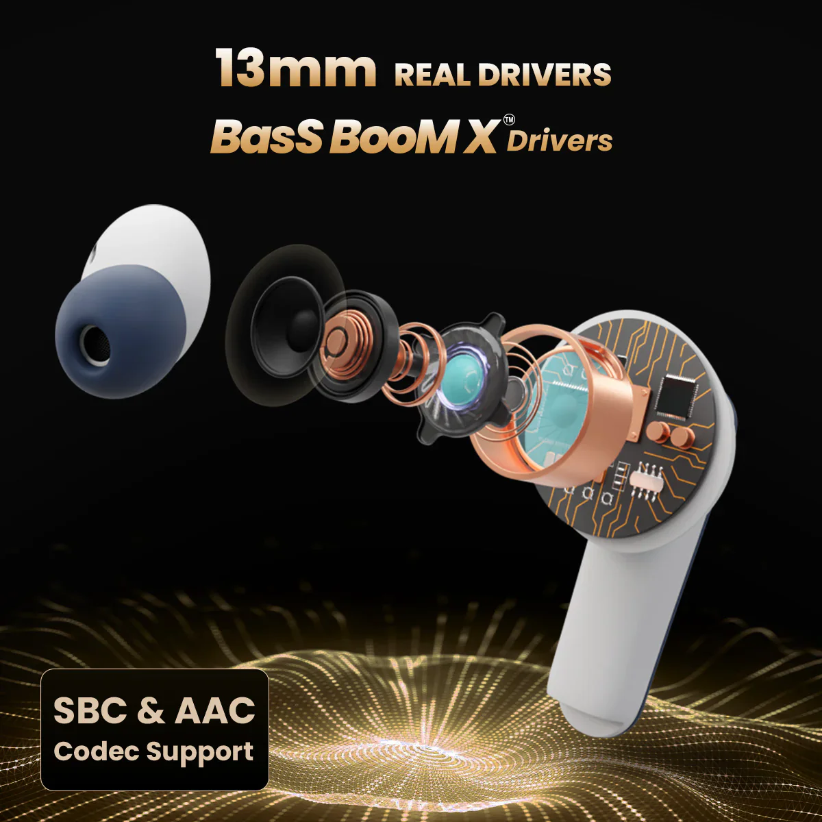 DwOTS 727 Denim Blue Tws Earbuds - Image 16