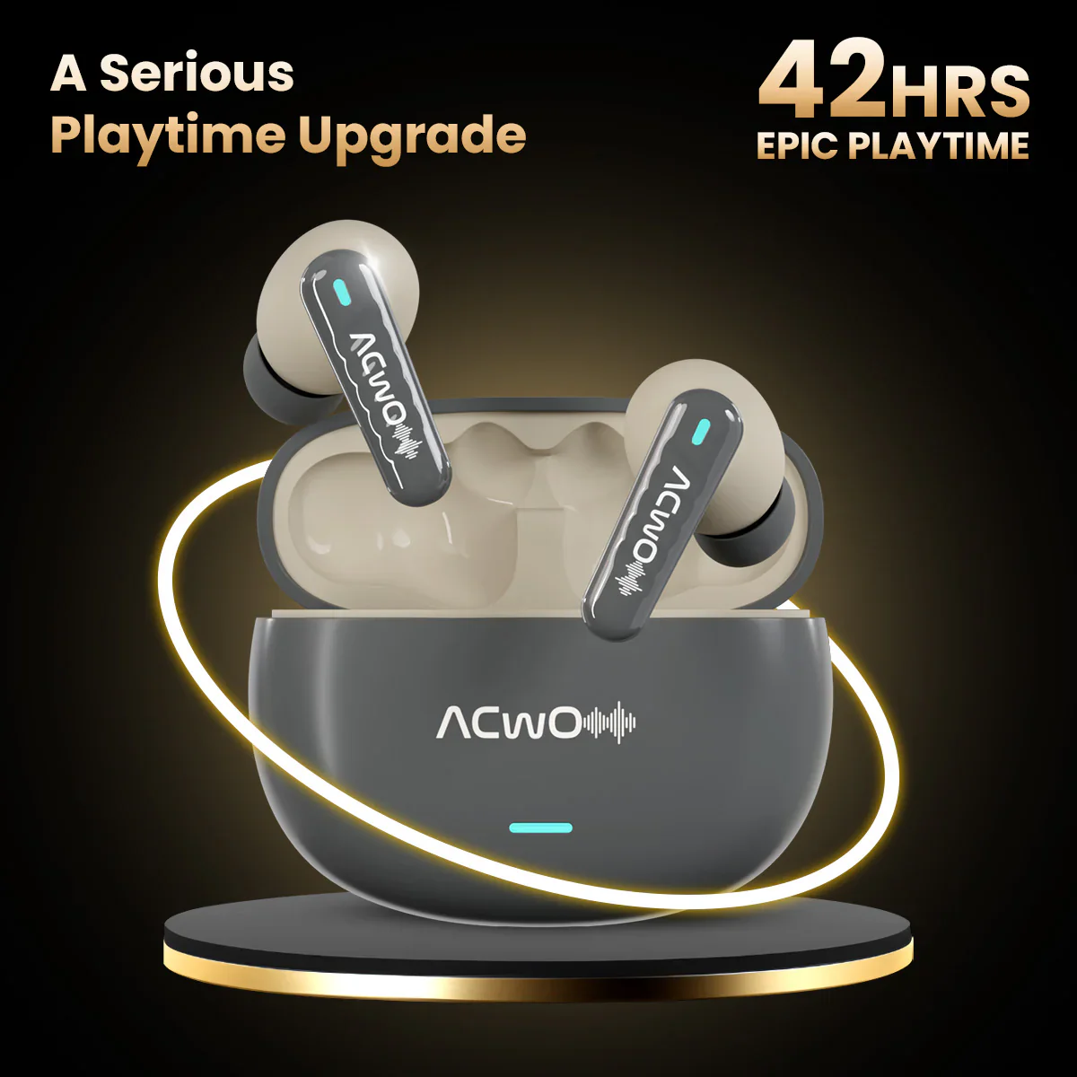 DwOTS 727 Denim Blue Tws Earbuds - Image 23