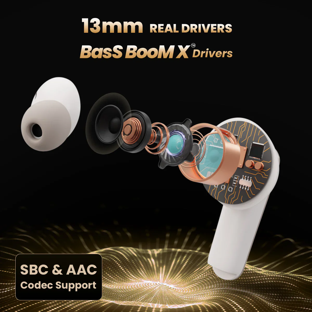 DwOTS 727 Denim Blue Tws Earbuds - Image 6