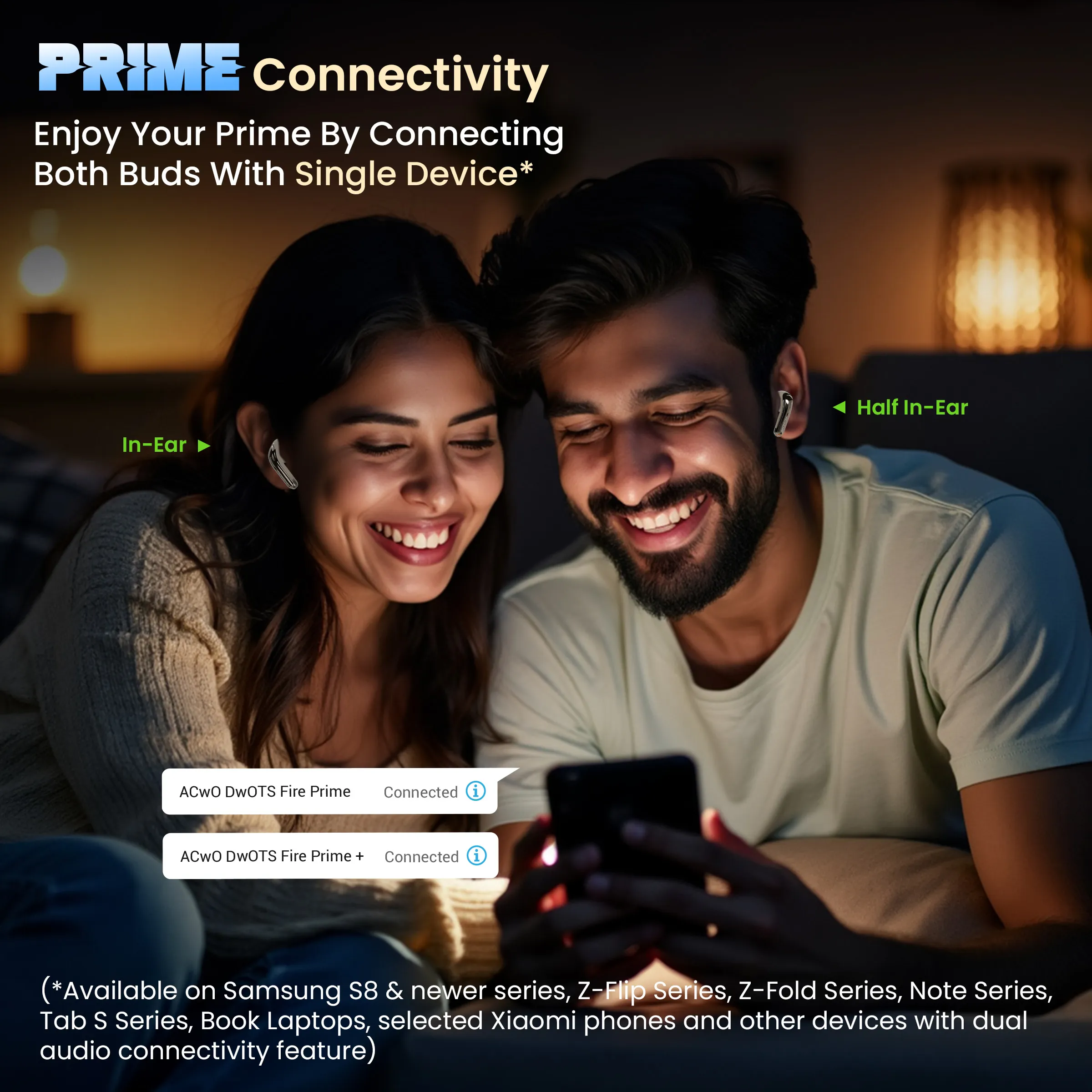 Dwots Fire Prime : [IndiaS First 4 Earbuds In 1 Case With Advanced Anc + Smart Touch Screen Display] - Image 7