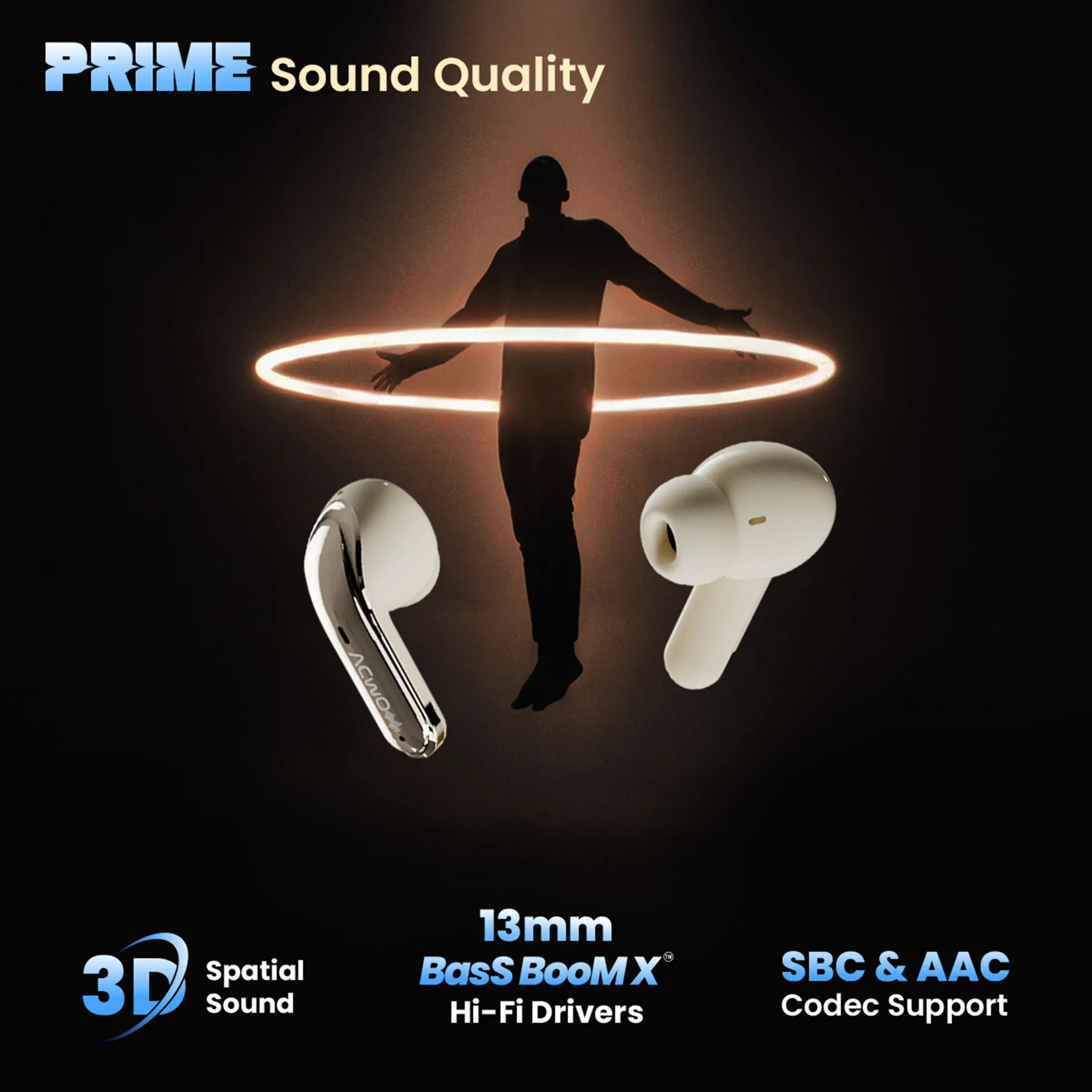 Dwots Fire Prime - IndiaS First 4 Earbuds In 1 Case With Advanced Anc + Smart Touch Screen Display - Image 4