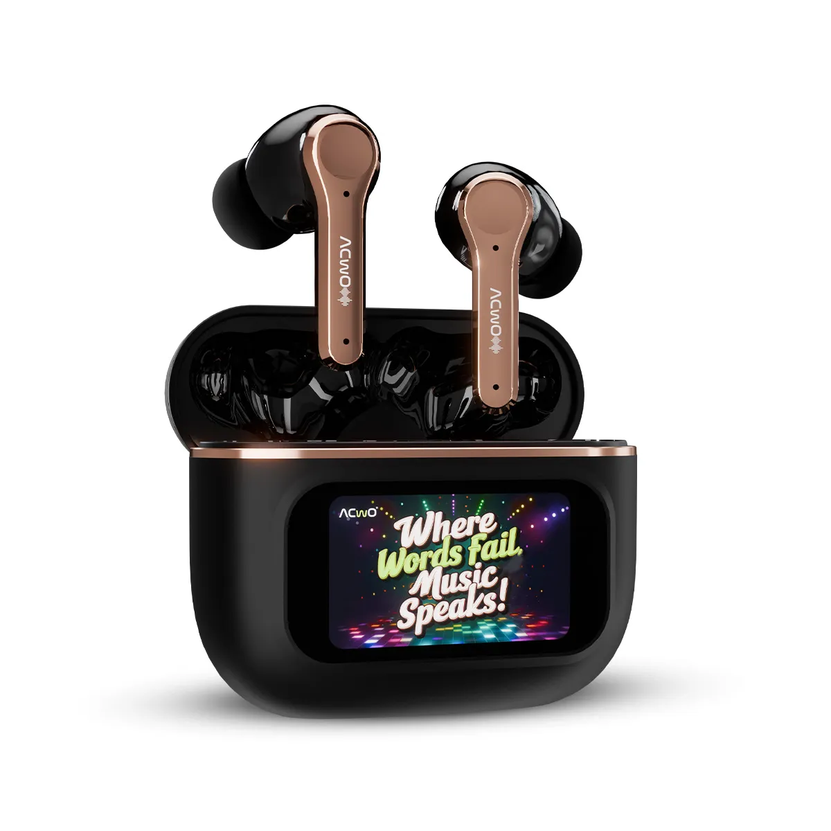 Dwots Touch Screen Display Earbuds With Anc And Enc - Image 14