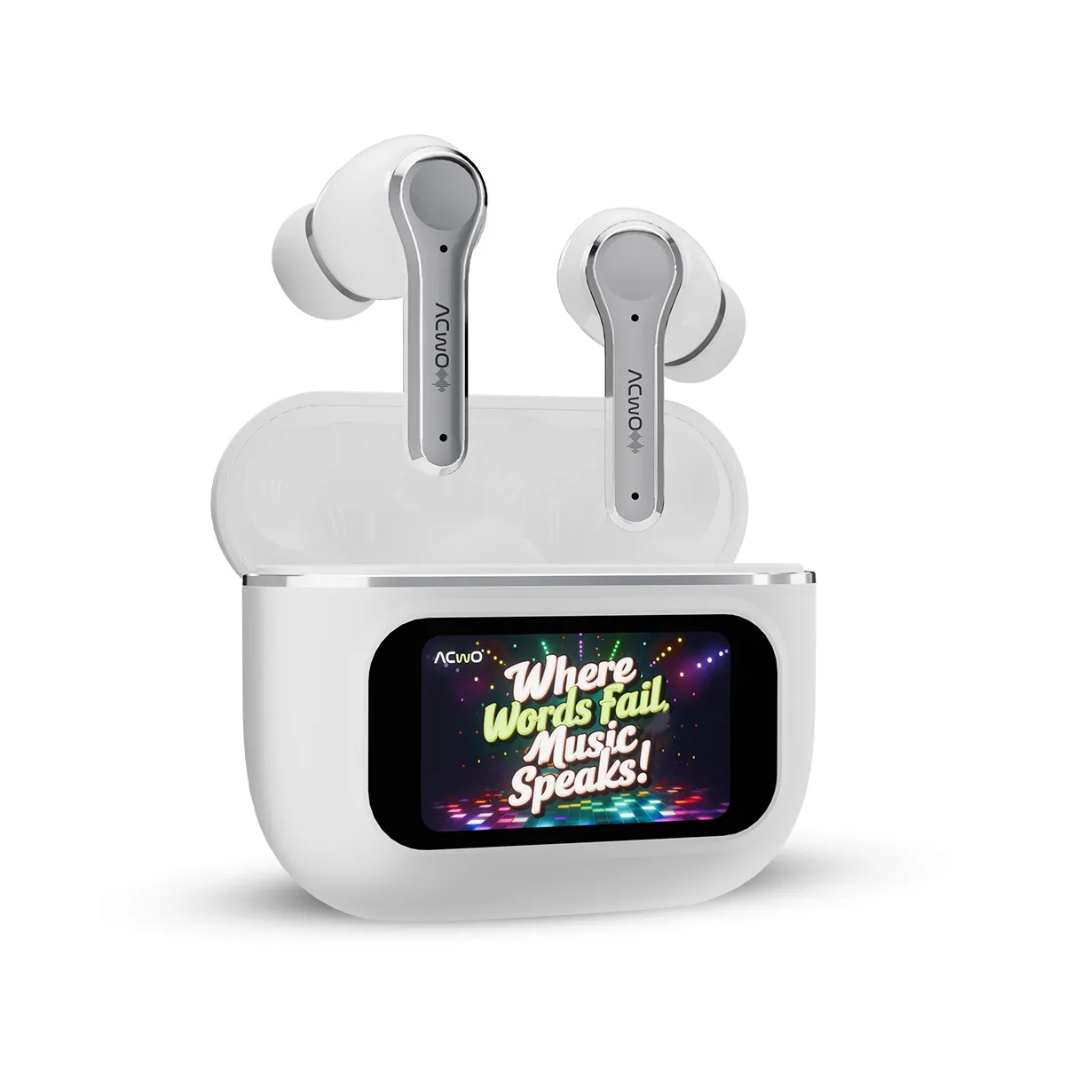 Dwots Touch Screen Display Earbuds With Anc And Enc - Image 15