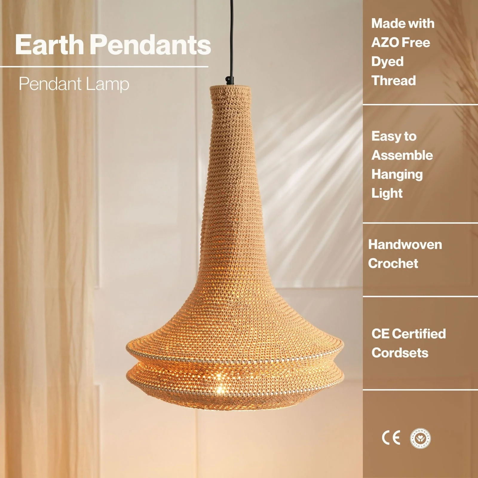 Earth Pendant (Natural) Pendant Lamp - Image 11