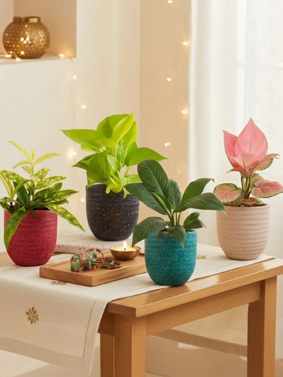 Easy Care Air Purifying Indoor Plants Combo (Small) - Image 10