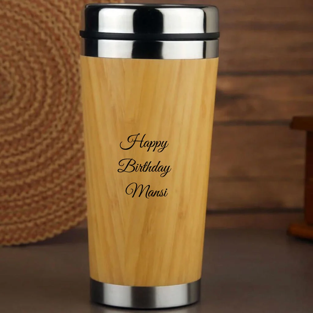 Eco-Friendly Bamboo Flask - Image 4