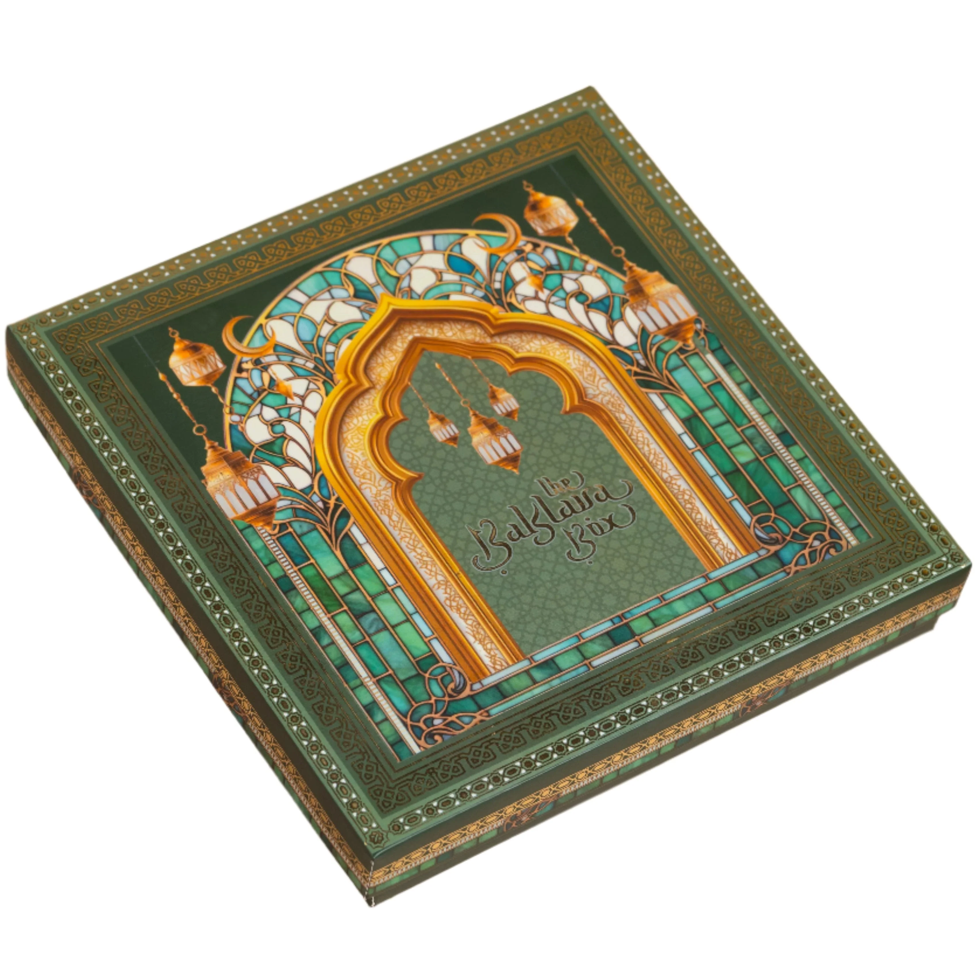 Eid Gift Box: Assorted Chocolate Baklava and Kunafa 500gms - Image 2