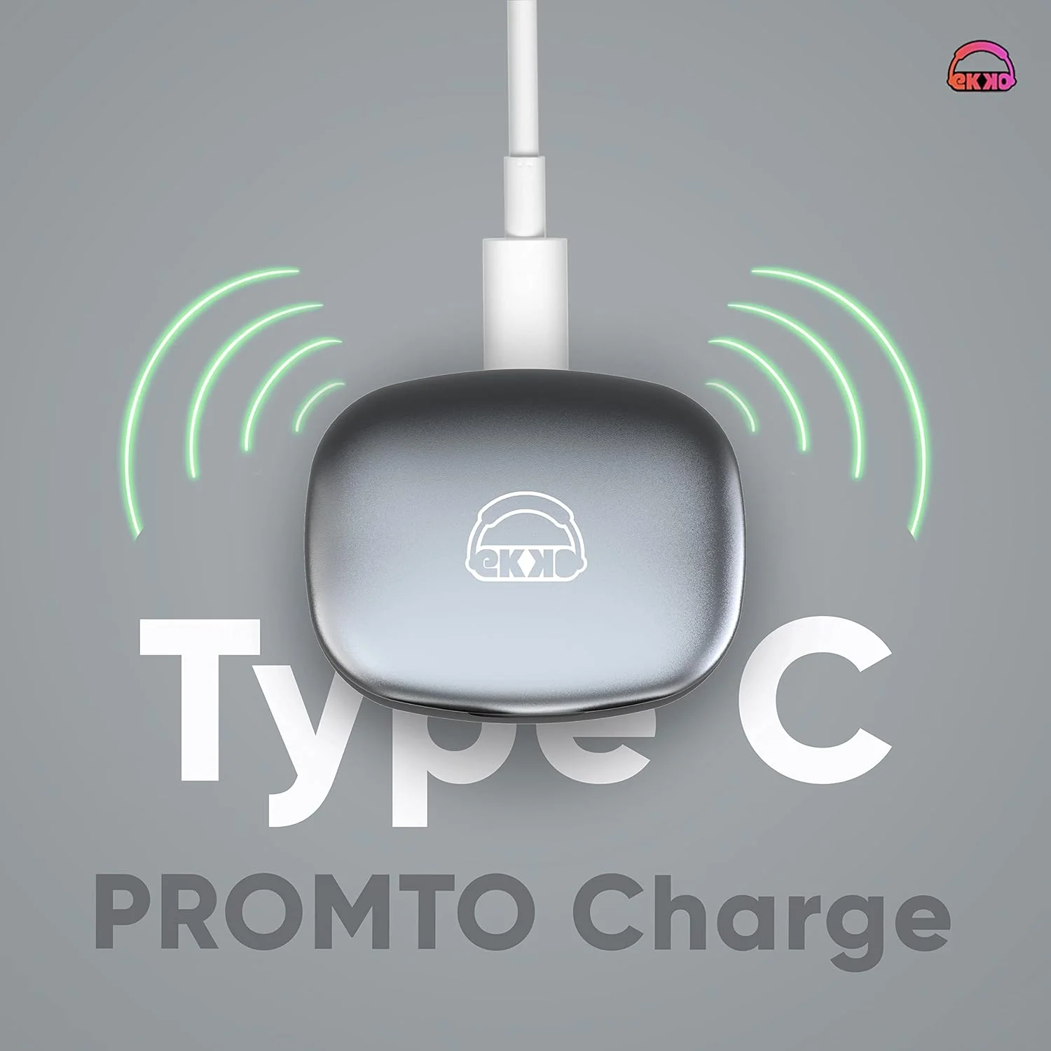 EKKO Earbeats T06: 10MM Driver, ENC Call Noise Cancellation, Touch Control, Massive Bass, IPX4 Water Resistancel TWS, Upto 60H Playtime, with Mic, Massive Bass, IPX4 Water Resistance (Black) - Image 2