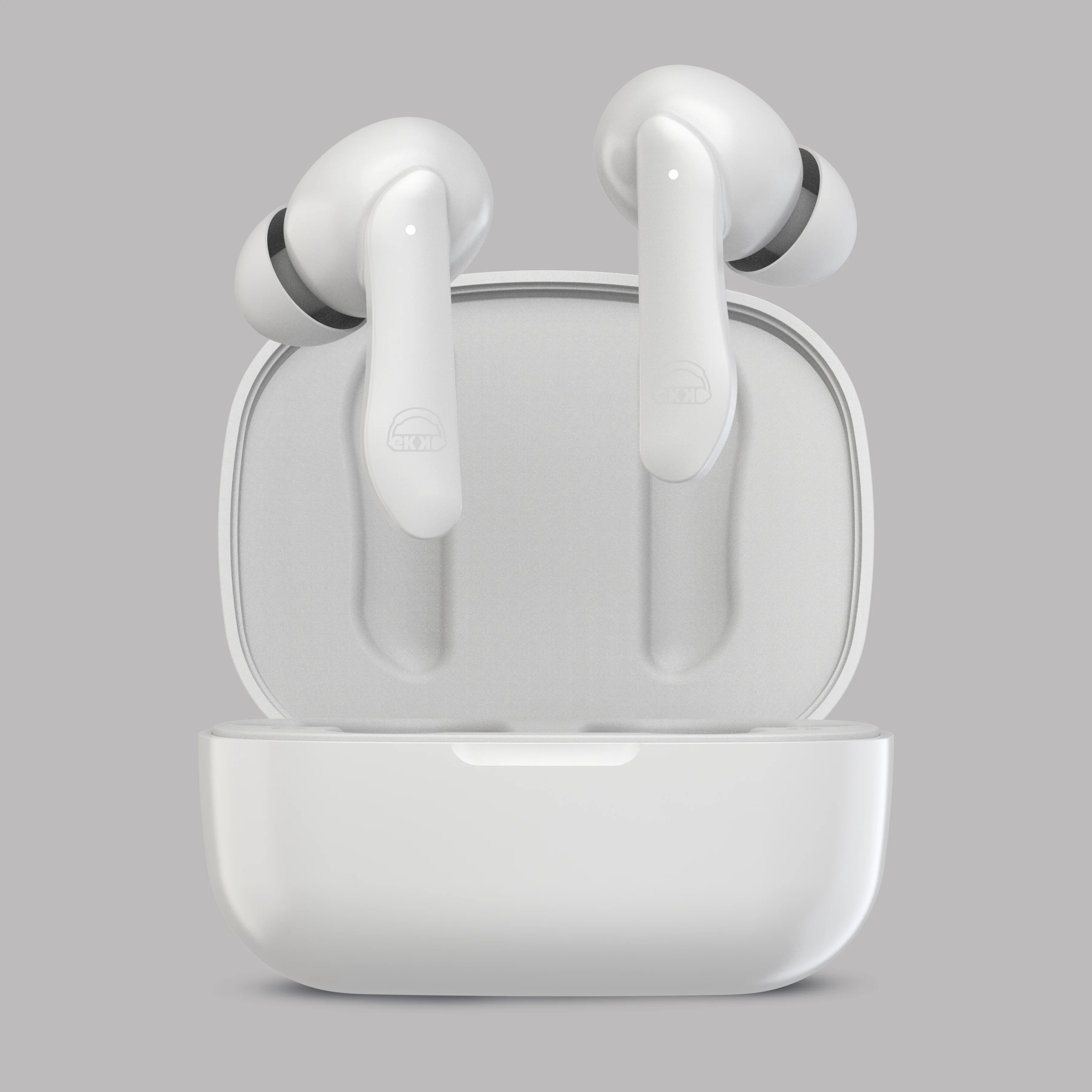 EKKO Earbeats T06: Upto 60H Playtime, 10MM Driver, ENC Call Noise Cancellation, Touch Control, Massive Bass, IPX4 Water Resistancel TWS, with Mic, Massive Bass, IPX4 Water Resistance (White)