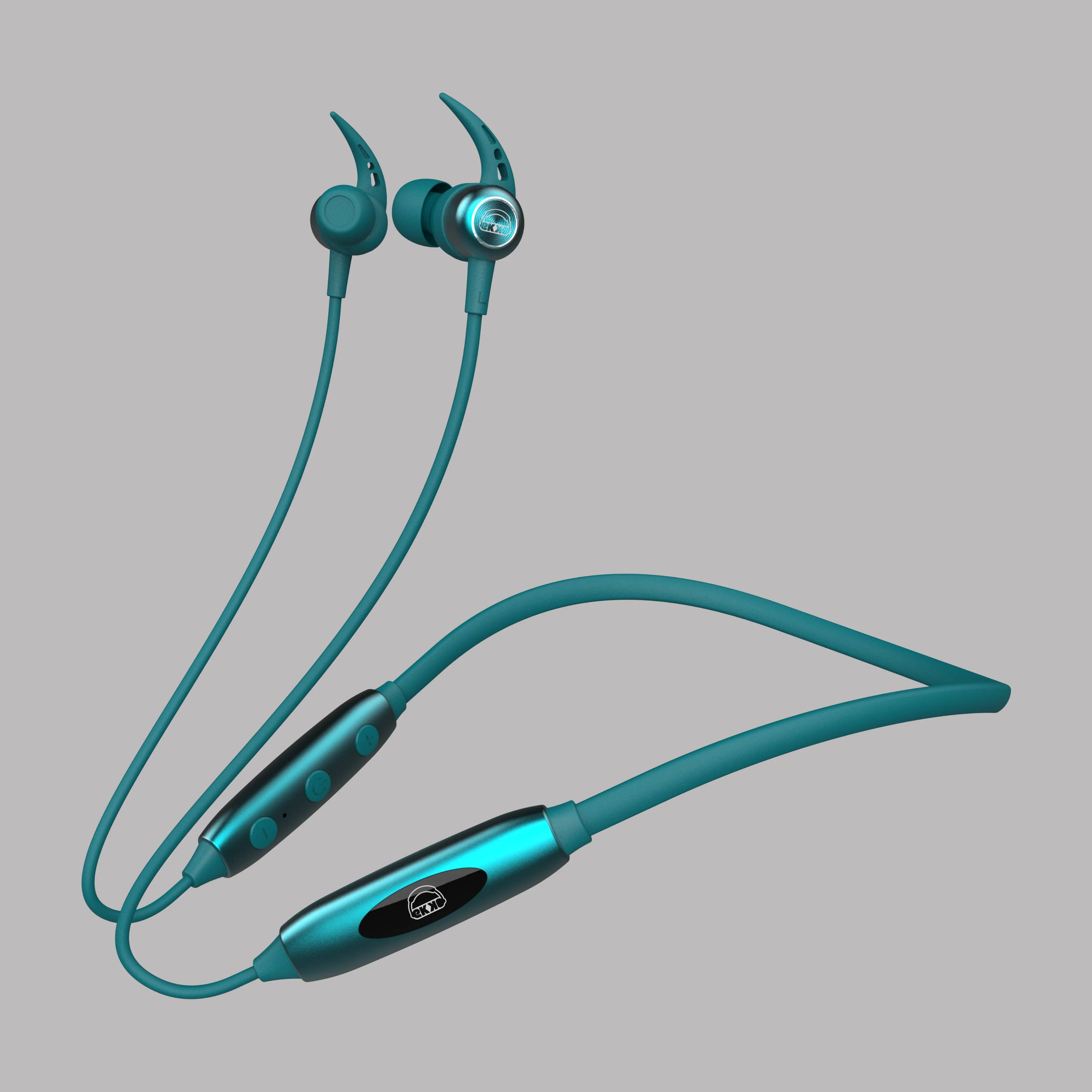 EKKO Unplug N03 Neckband: Top-tier ENC, 40ms Latency, 15-Hour Playback, Max Bass, Twin Connect, Siri & Google Assistant (Green) - Image 9