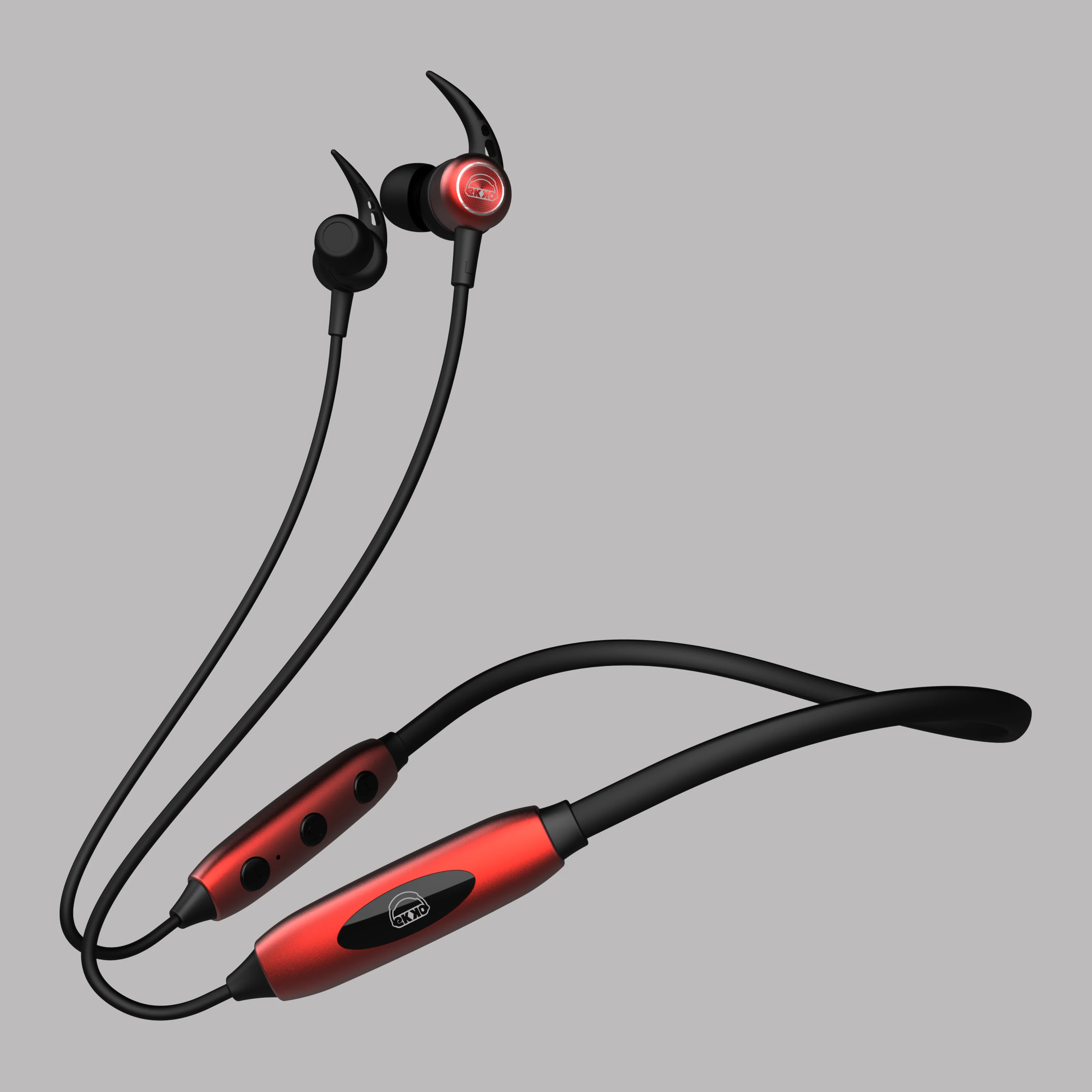 EKKO Unplug N03 Neckband: Top-tier ENC, 40ms Latency, 15-Hour Playback, Max Bass, Twin Connect, Siri & Google Assistant (Red) - Image 8