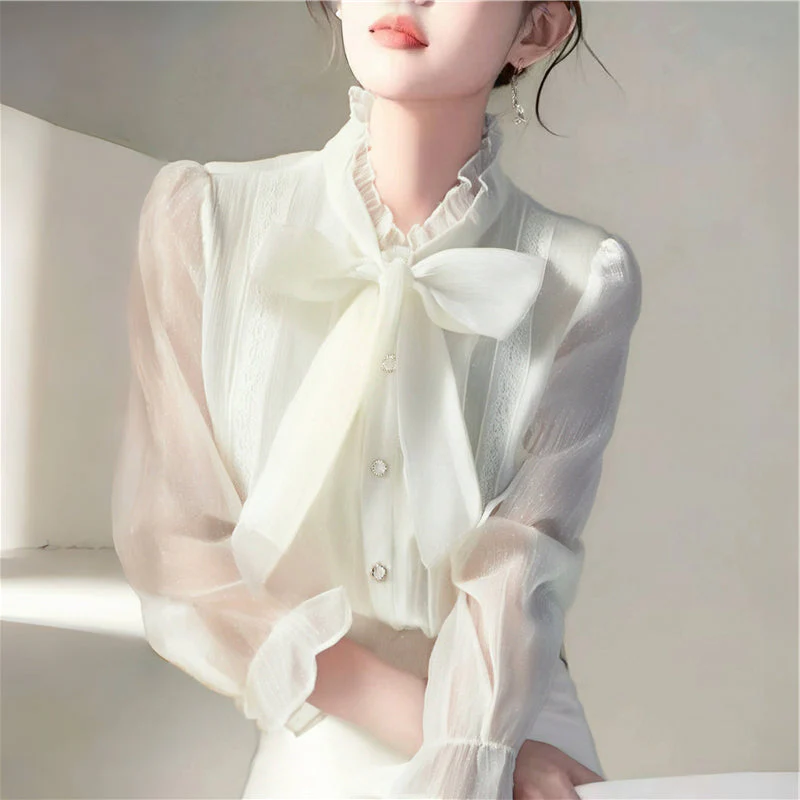 Elaina Bowknot Blouse