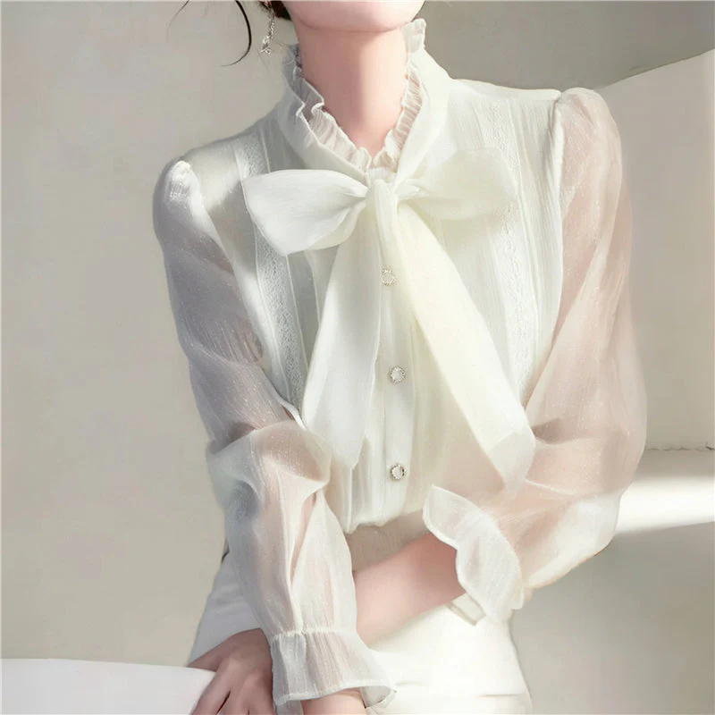 Elaina Bowknot Blouse - Image 2