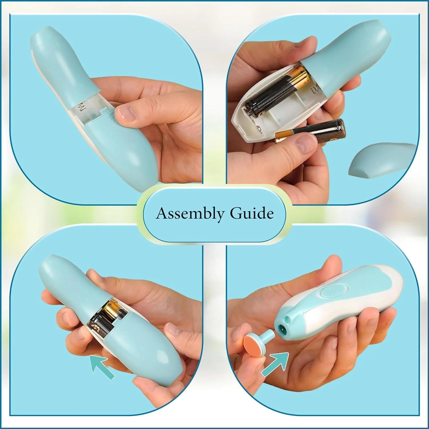 Electric Baby Nail Trimmer Safe Filer Baby Nail Cutter Set - Image 3