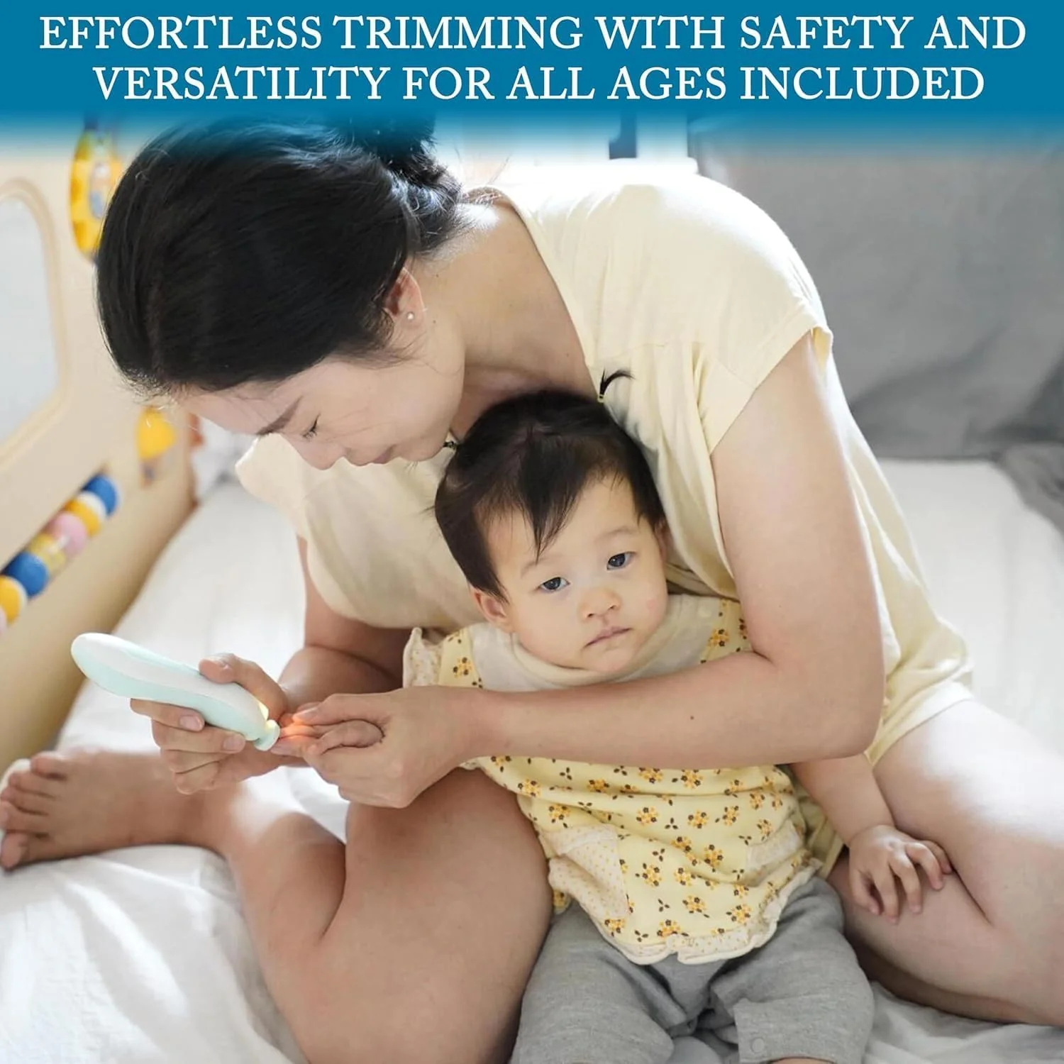 Electric Baby Nail Trimmer Safe Filer Baby Nail Cutter Set - Image 5