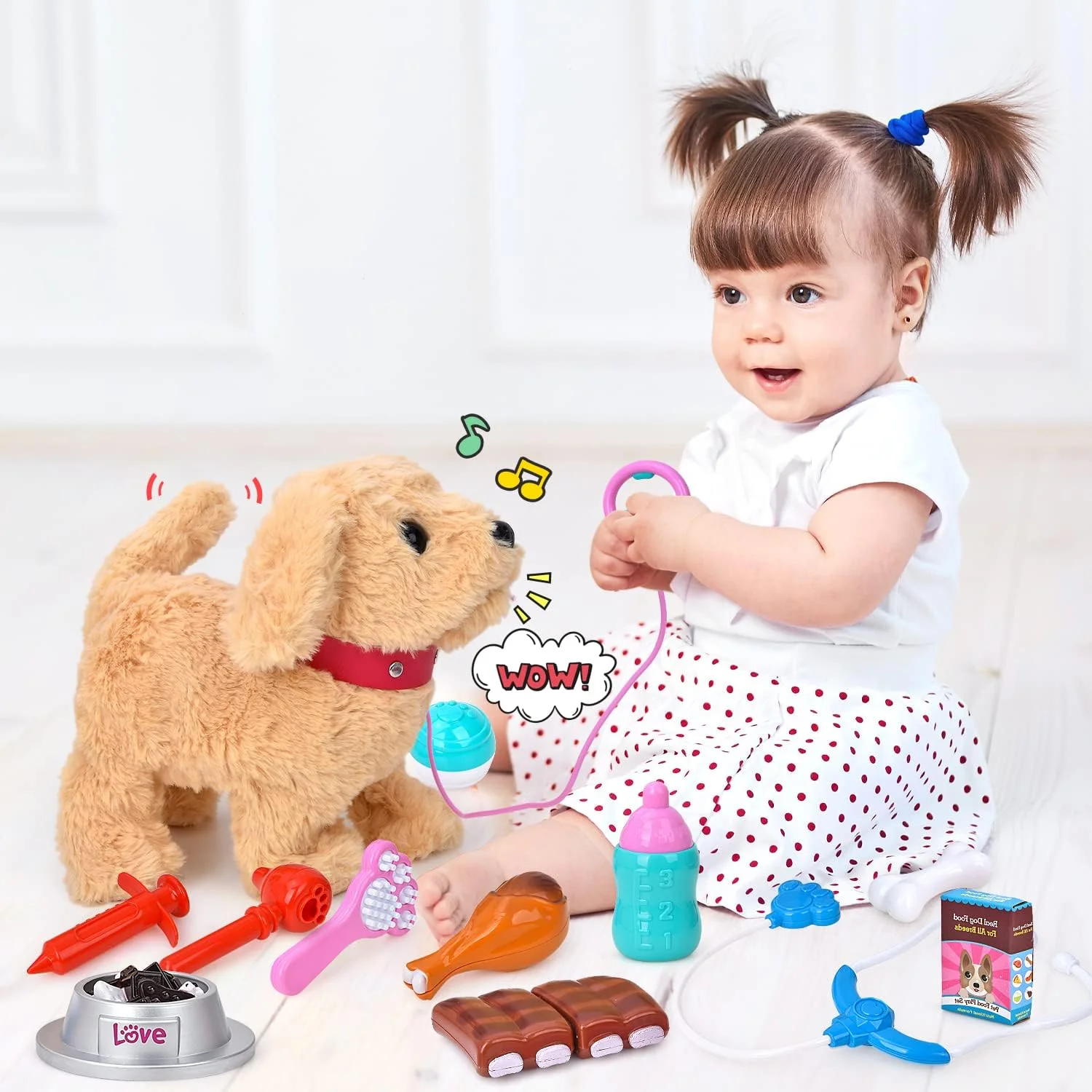 Electronic Interactive Plush Puppy Toy - Image 5