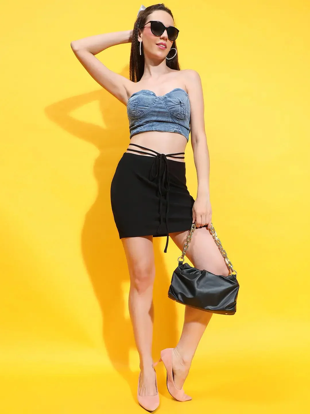 Elegant Duo women Skirt & Top Set - Image 2