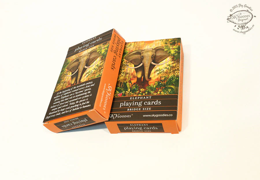 ELEPHANT Playing Cards: Bridge Size - Image 3
