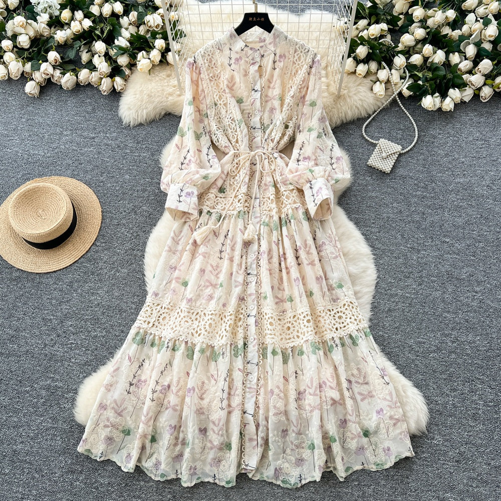 Elianna Embroidery Luxe Maxi Dress - Image 4
