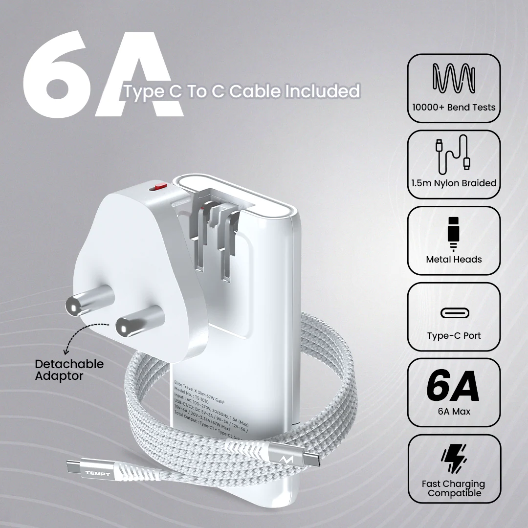 Elite Travel X Slim 67W GaN3 Charger - Image 10