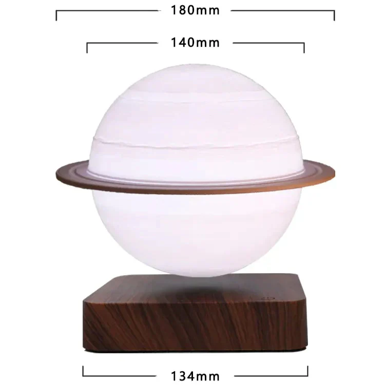 Elysium: 3D Floating Saturn Lamp with Magnetic Levitation, 360° Rotation & Touch-Control LED for Home & Office Décor - Image 7