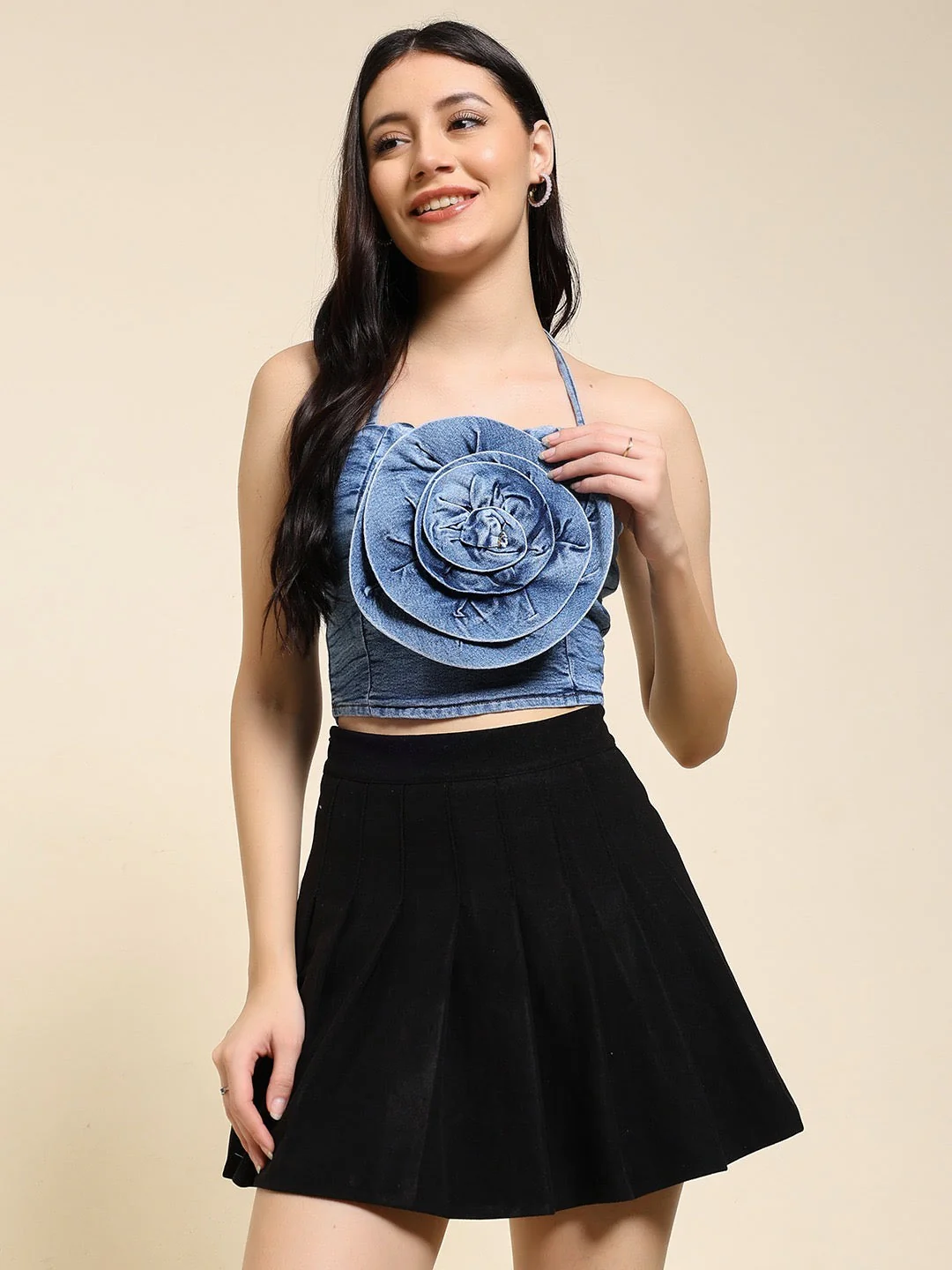Emily Denim Top - Image 3
