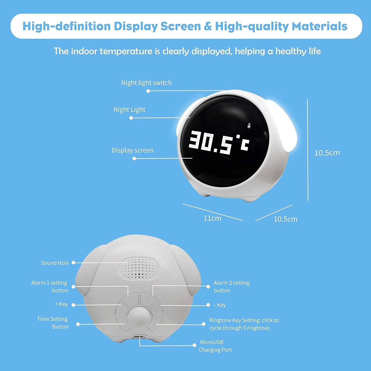 Emoji Digital Alarm Clock - Image 7