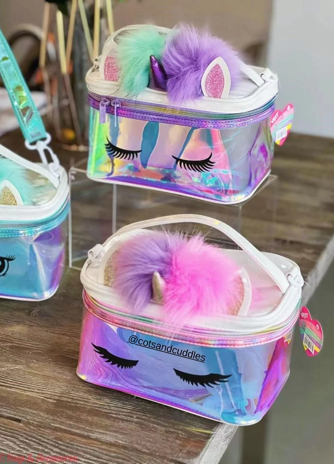 Enchanting Unicorn Holographic Multipurpose Bag with Adjustable Strap and Handle - Image 7