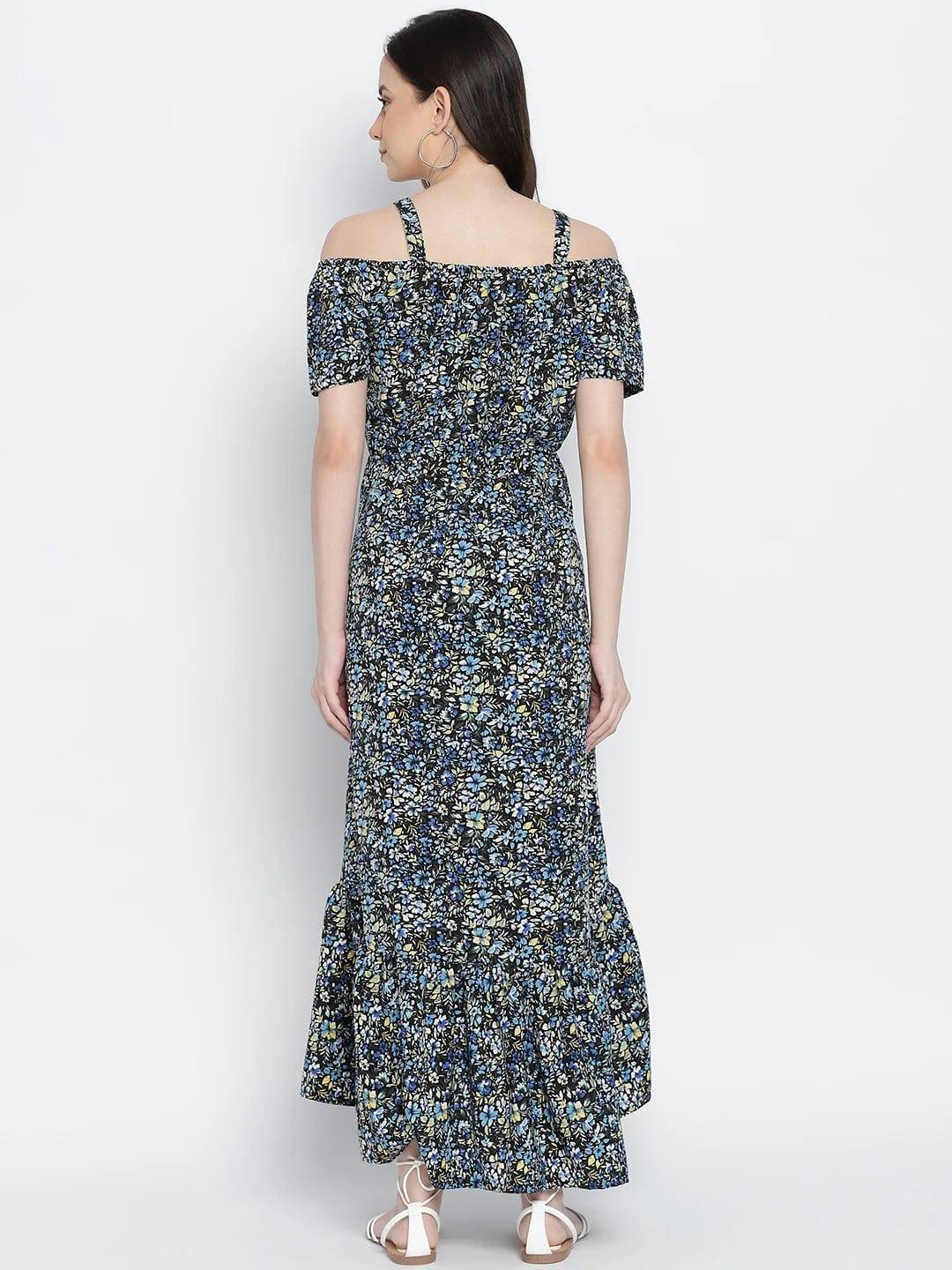 Endearing Sweet Posh Floral Printed Maternity Dress For Moms - Image 5