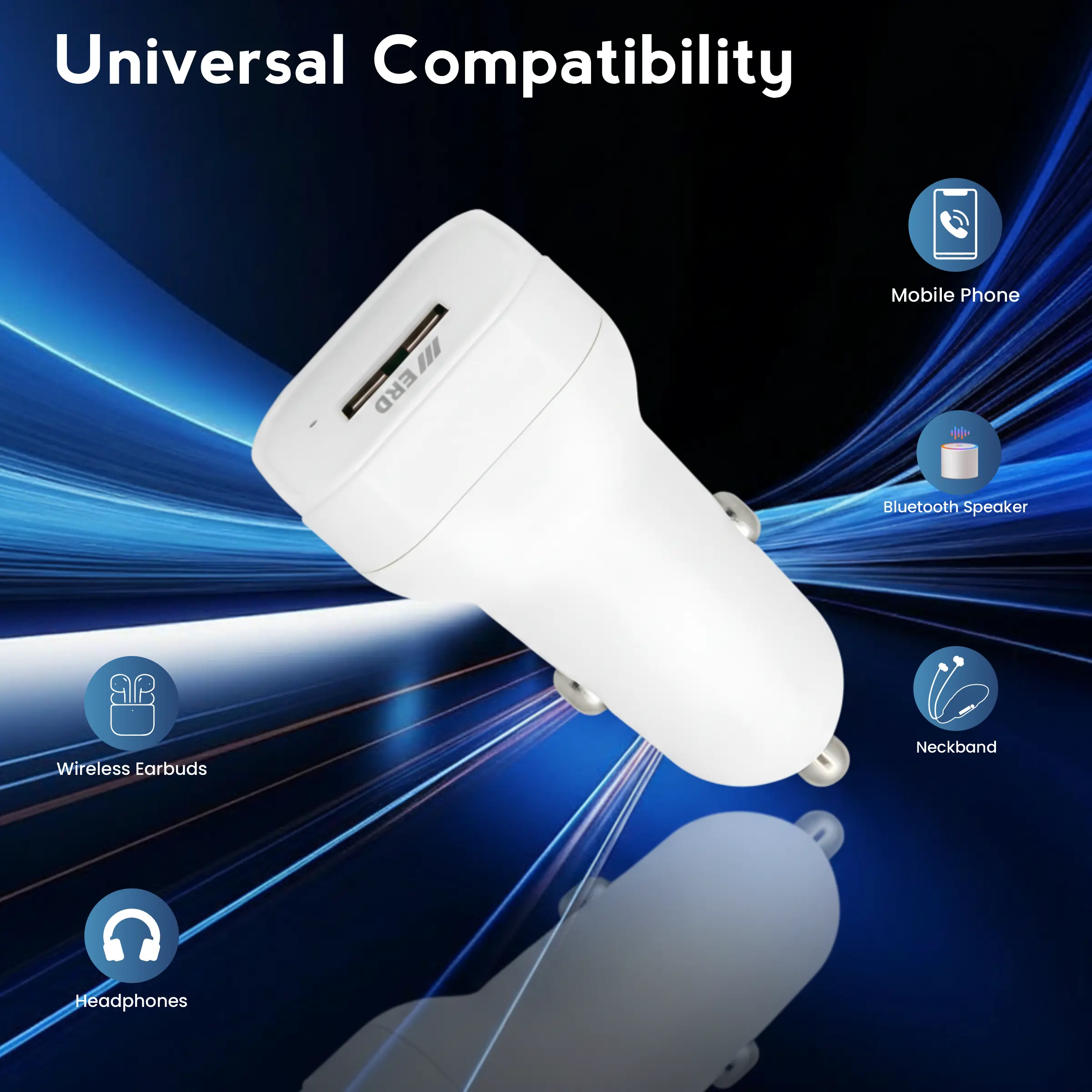 ERD CC-122 CHARGER USB-C WHT 25W Fast Charger - Image 5