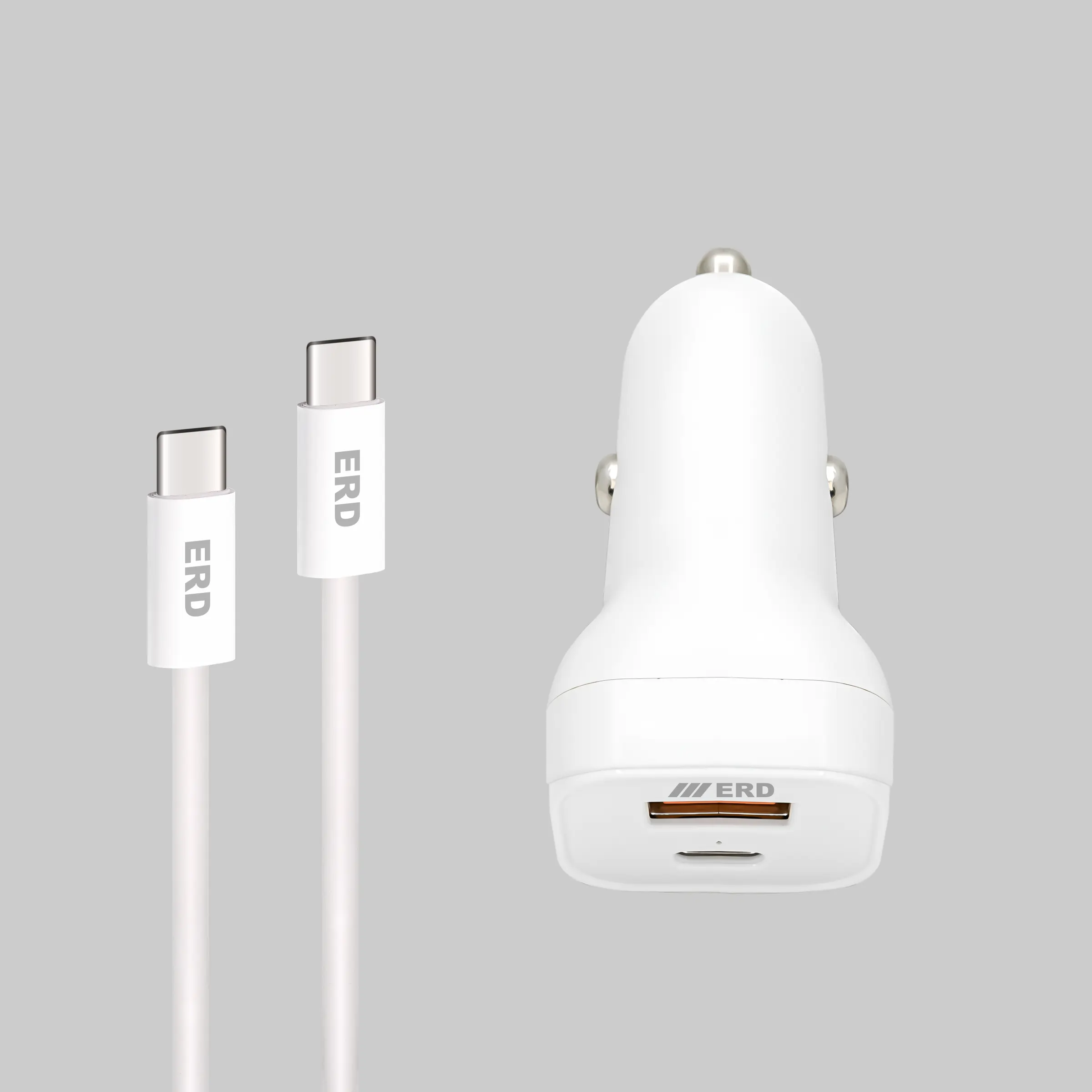 ERD CC-145 CHARGER USB-C TO C PD WHT 45W Fast Charger - Image 2