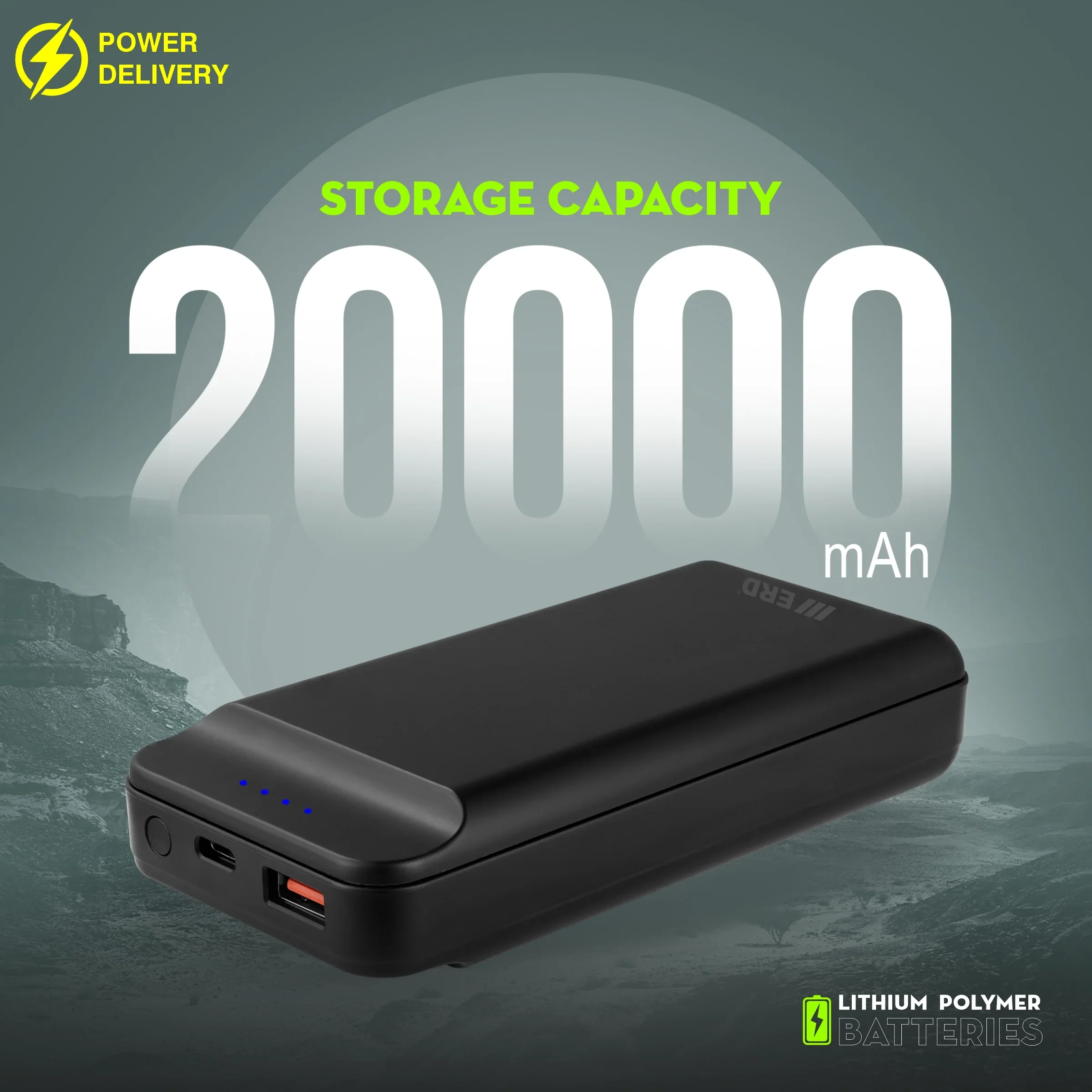 ERD PB-140 Power Bank 20000 mAh (25W) - Image 14