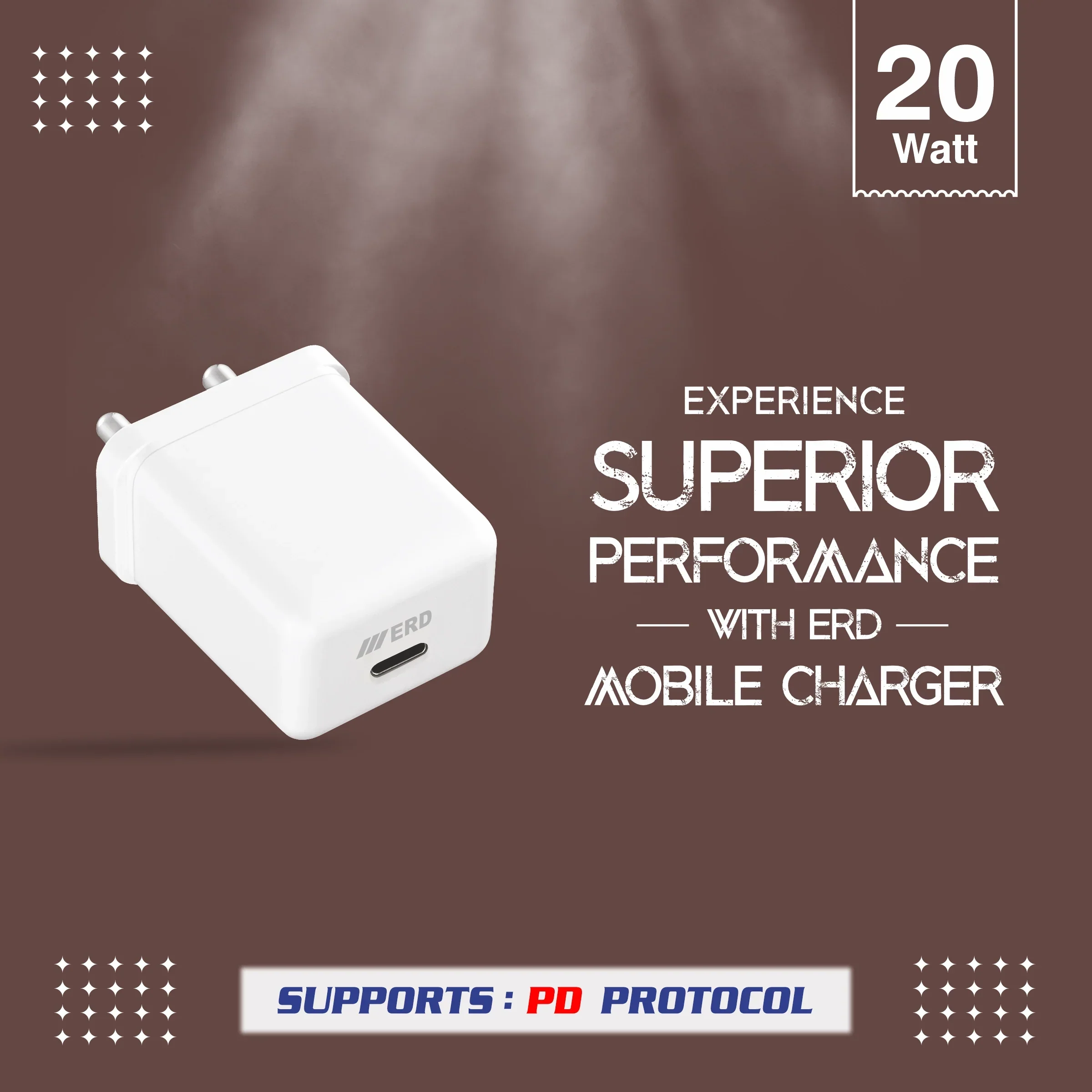ERD TC-131 CHARGER USB-C TO LIGHTING PD WHT 20W - Image 5