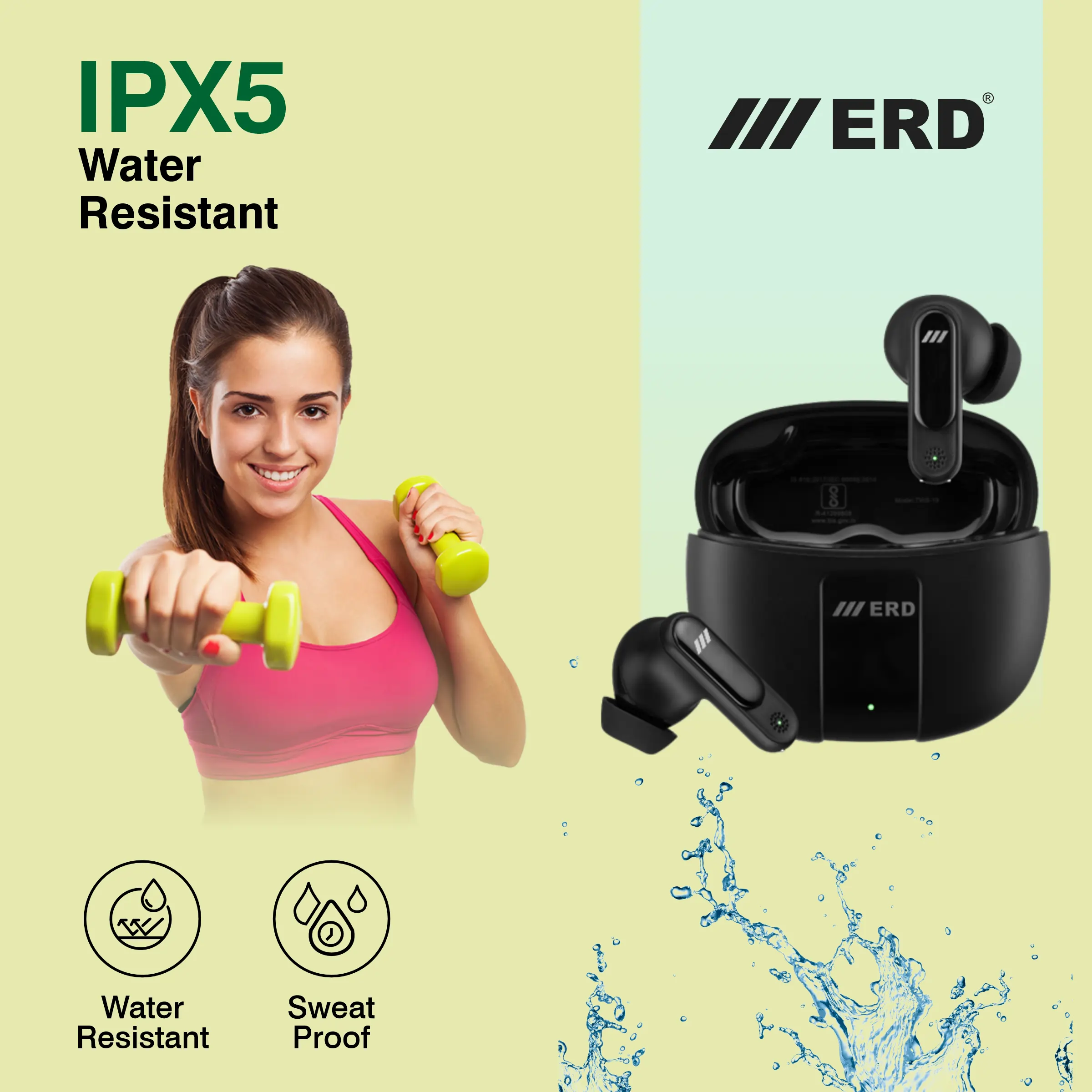 ERD TWS-19 Wireless Earbuds - Image 12