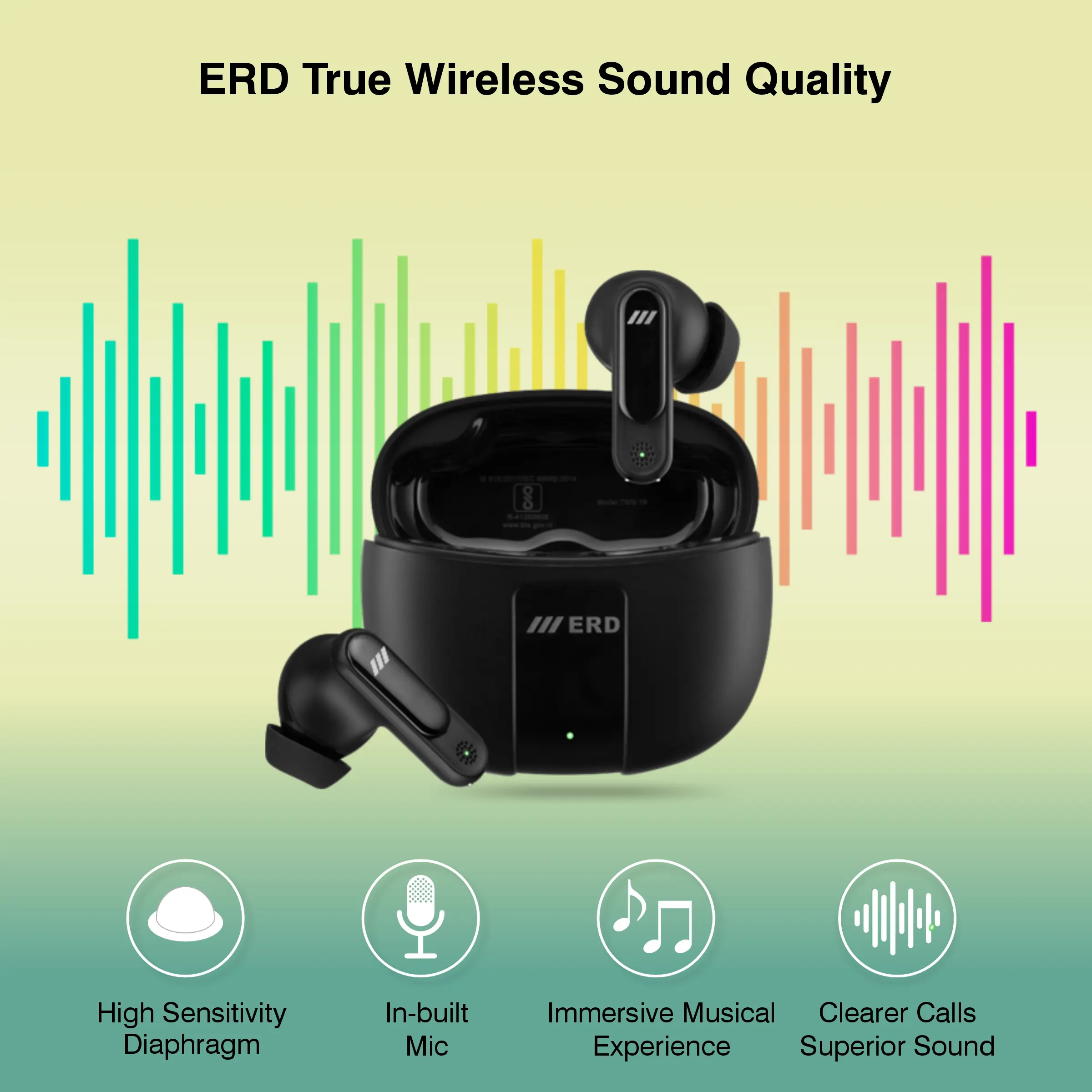 ERD TWS-19 Wireless Earbuds - Image 13