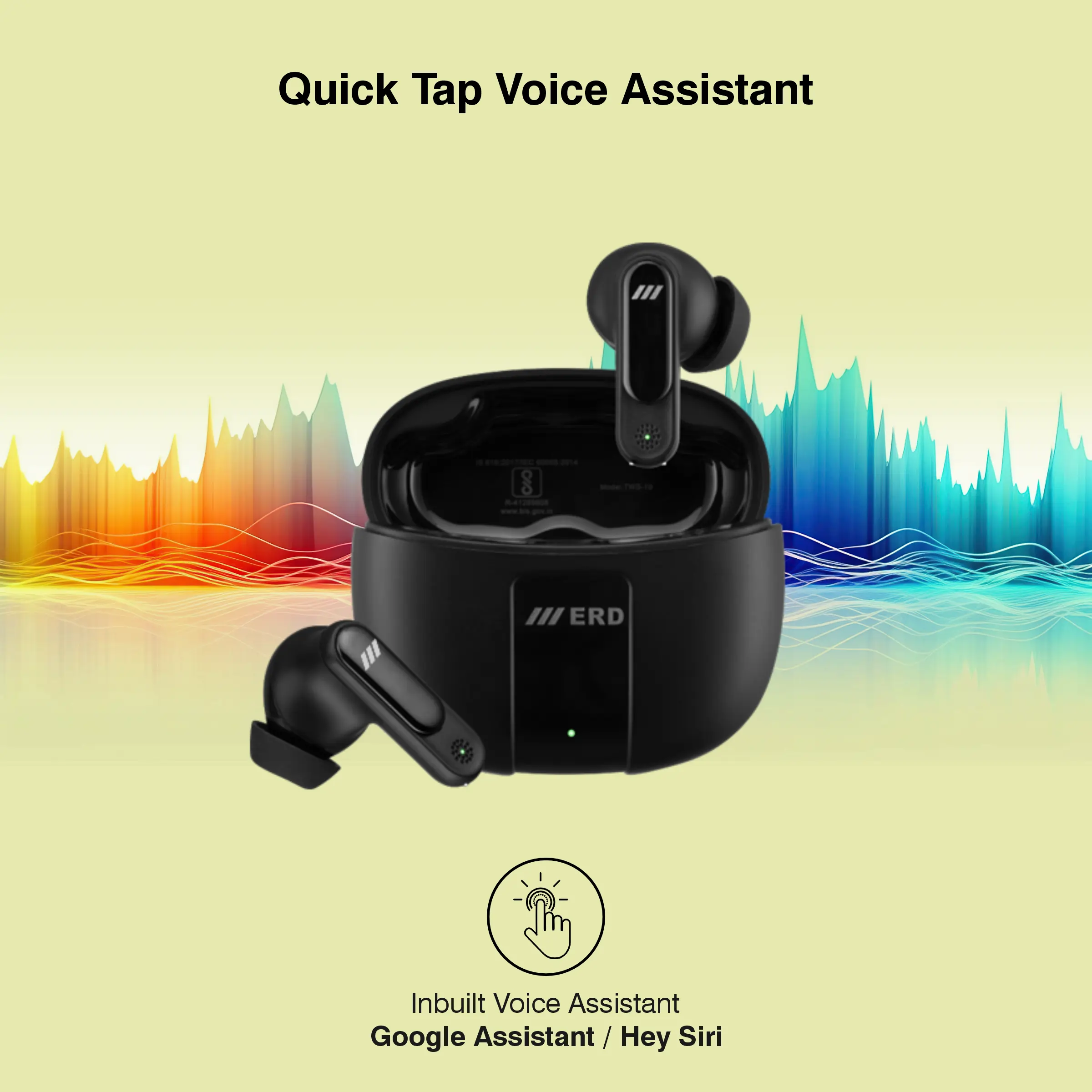ERD TWS-19 Wireless Earbuds - Image 15