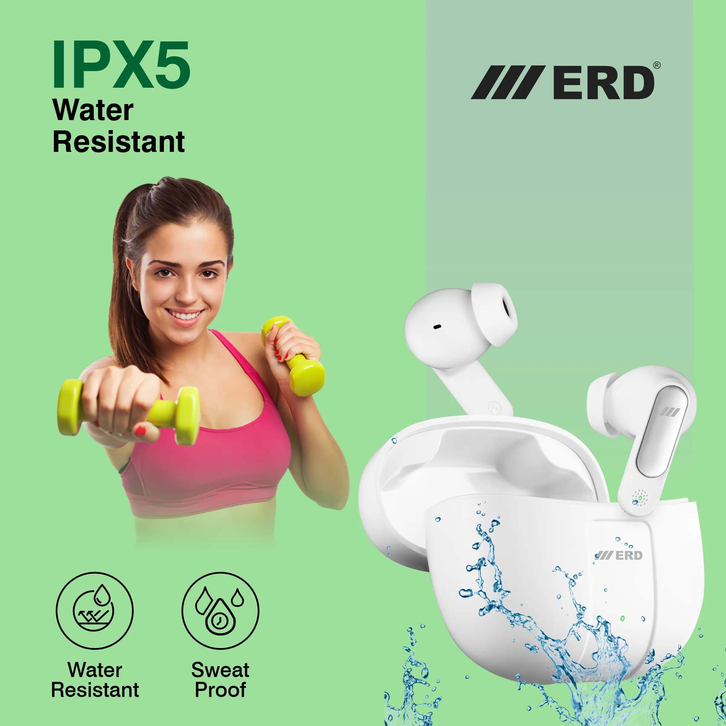ERD TWS-19 Wireless Earbuds - Image 4